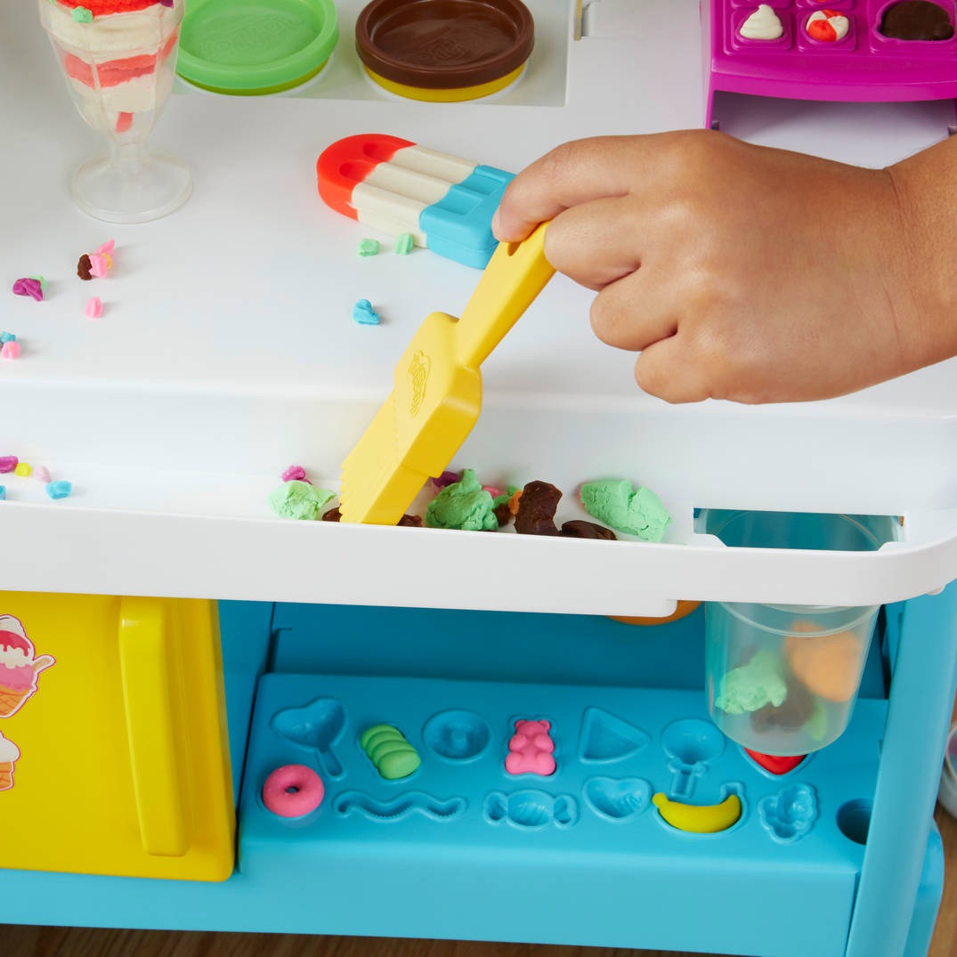 »Play-Doh | ca. Hasbro Knete und mit Großer Musik Soundeffekten cm, 95 Höhe BAUR Eiswagen«,