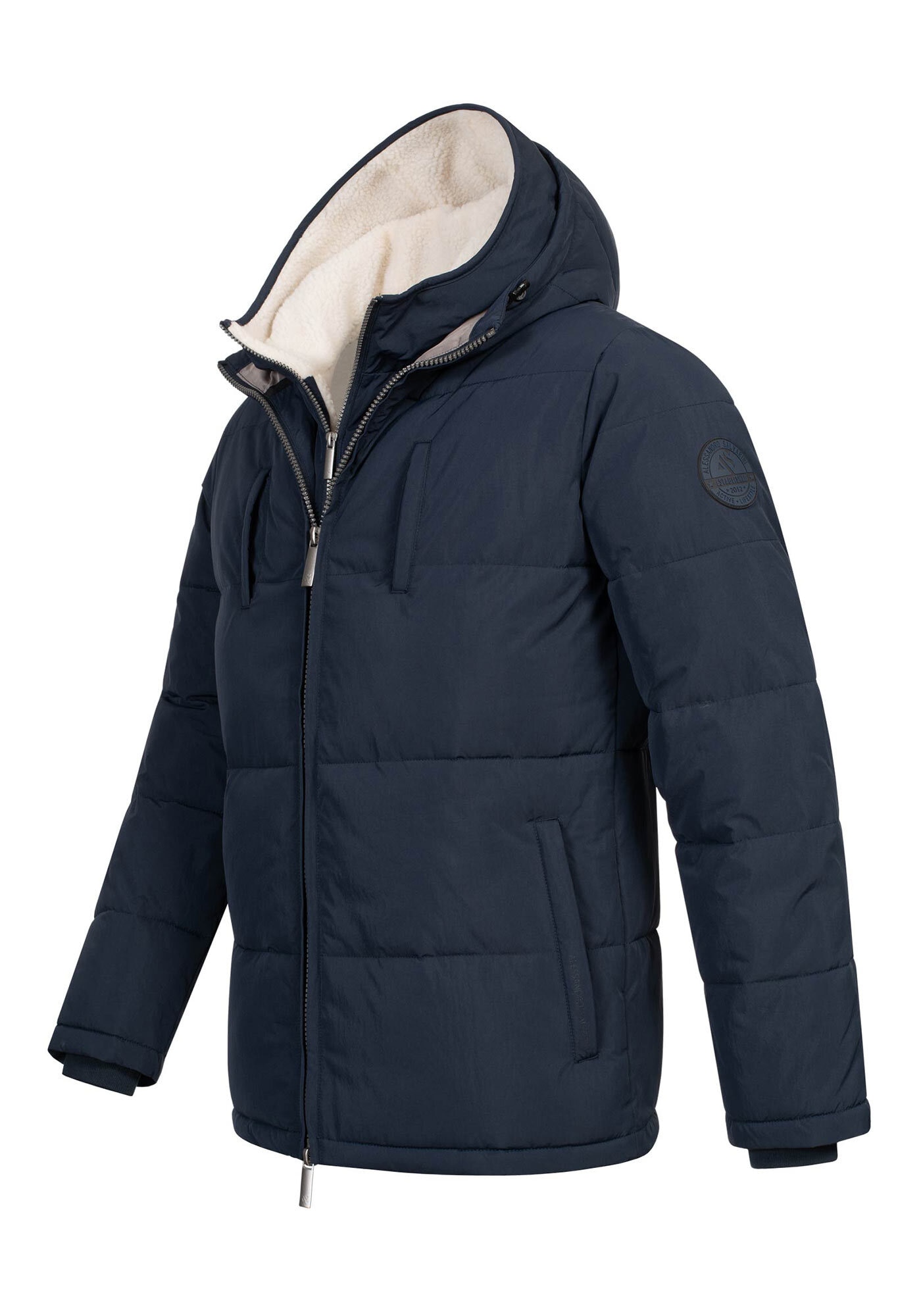 Alessandro Salvarini Winterjacke »ASFredii« mit abnehmbaren Teddy-Fleece-Innenlayer