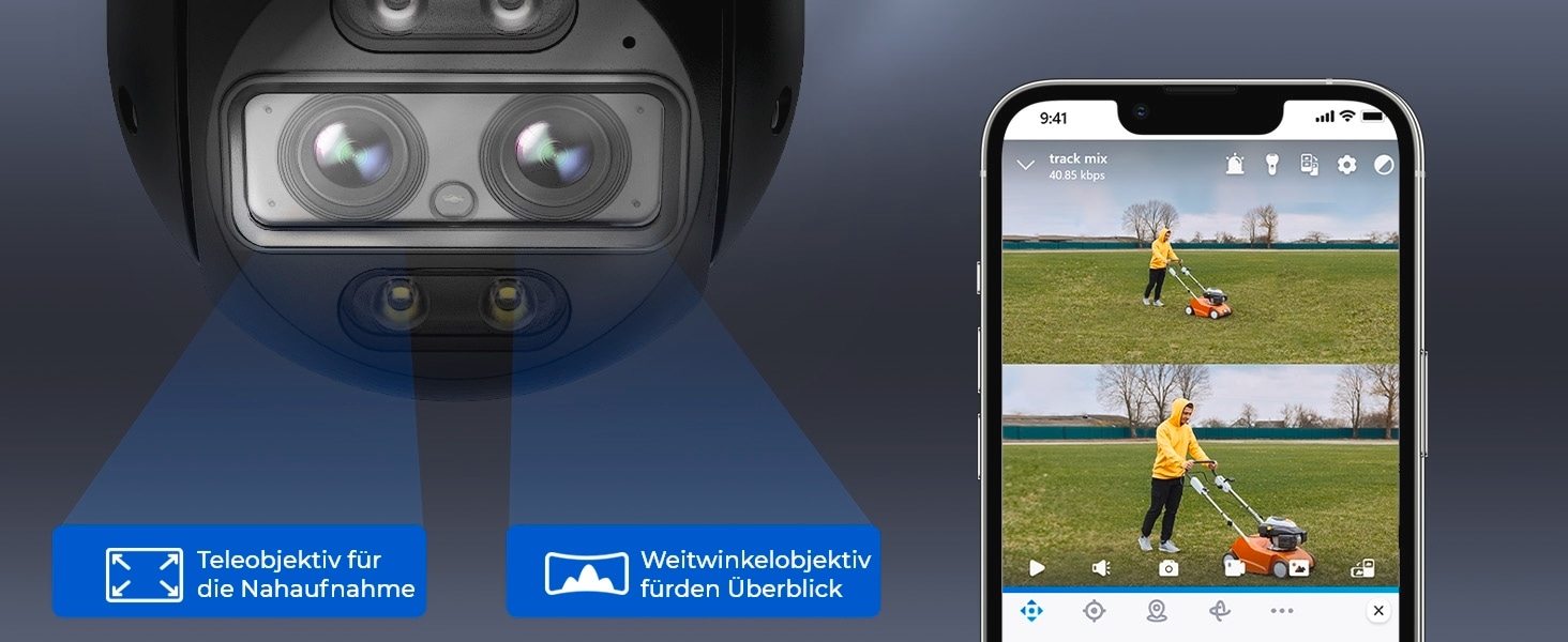 Reolink Überwachungskamera »Trackmix Series W760 WiFi-Outdoor«, Außenbereich