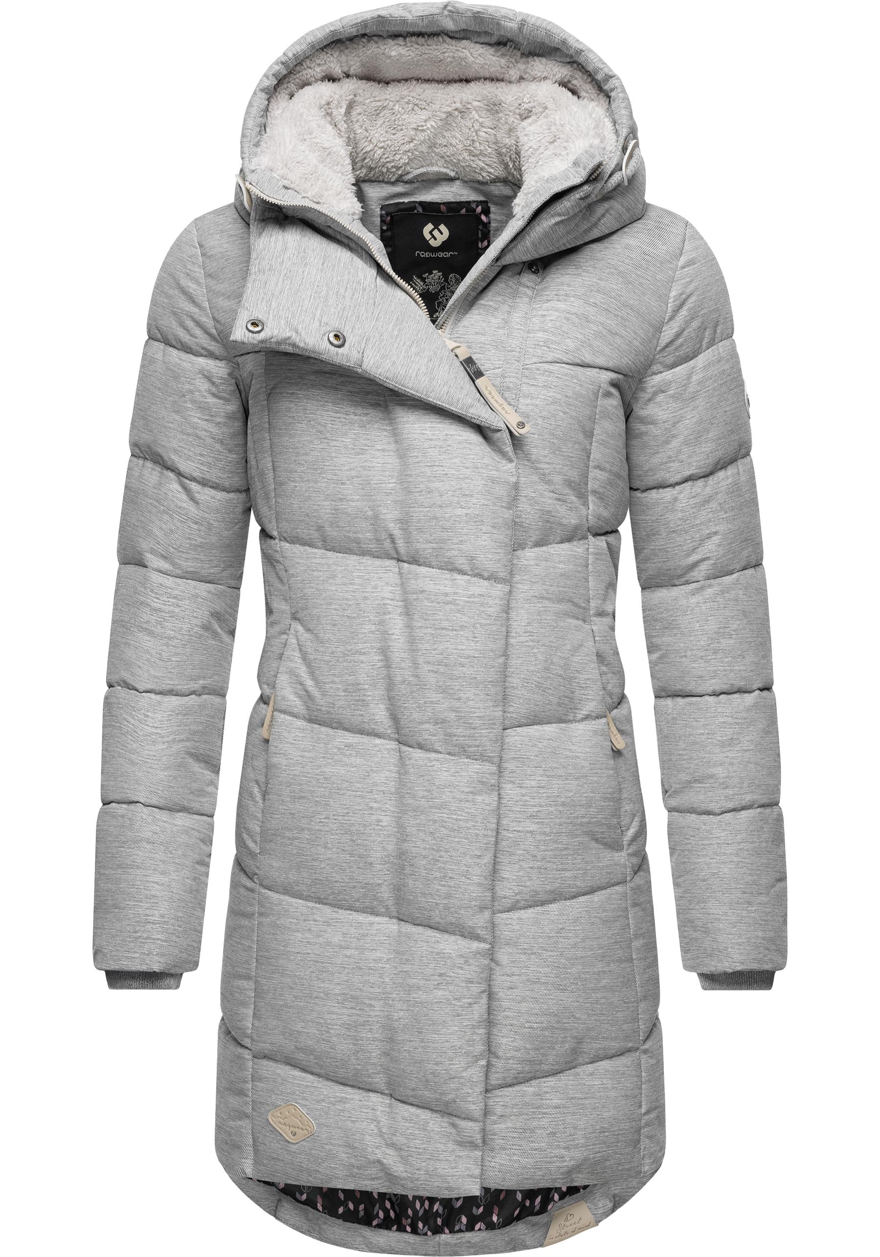 Ragwear Wintermantel "Pavla", stylischer Winterparka mit Teddyfutter und Kapuze