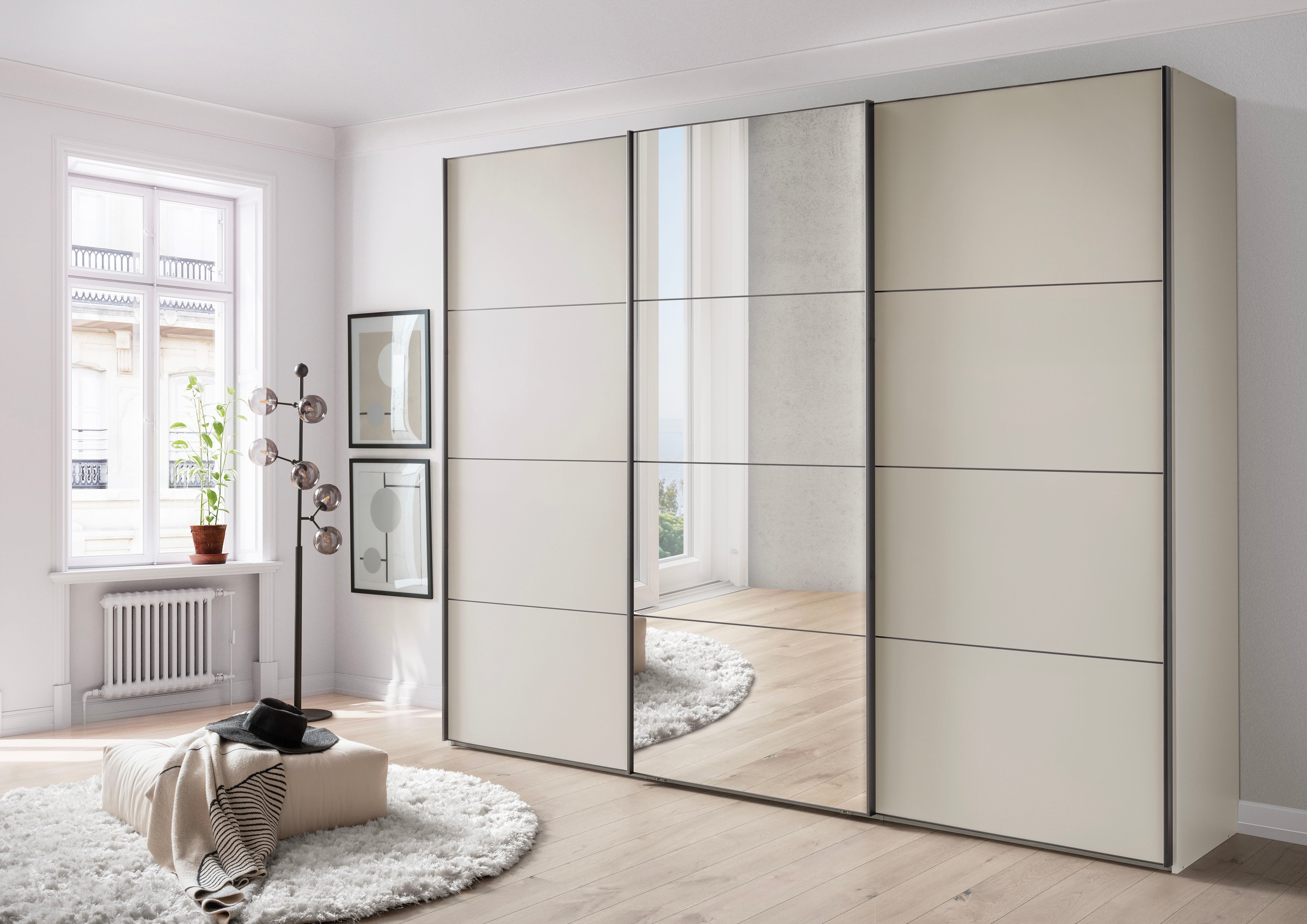 WIEMANN Schwebetürenschrank "Phoenix, Made in Germany, modernes Design, Hig günstig online kaufen