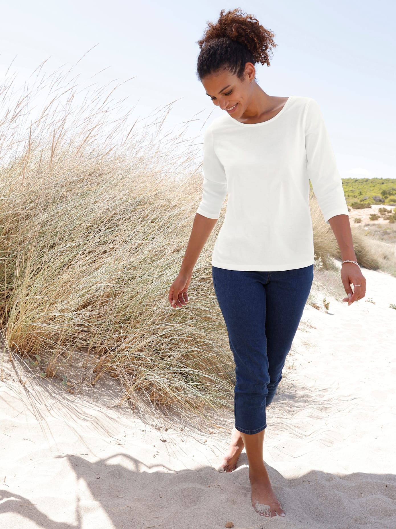 Casual Looks 3/4-Arm-Shirt "2er-Pack Shirts", 2 tlg. günstig online kaufen