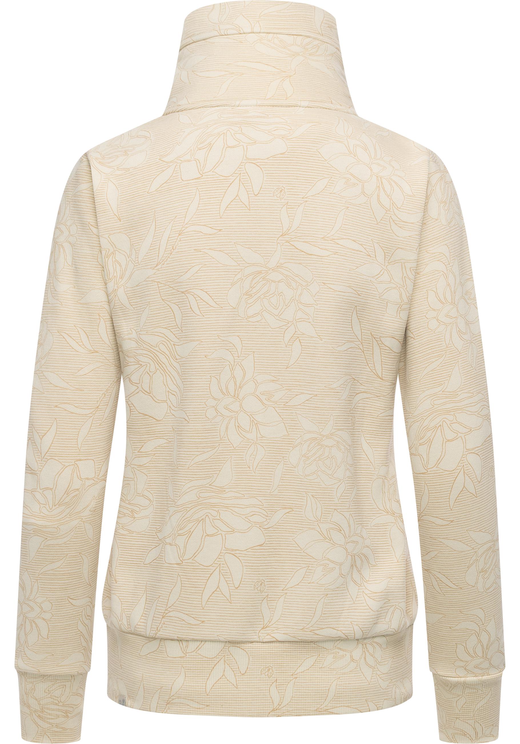 Thumbnail - Ragwear Sweatjacke "Ronette Print" Zip-Jacke mit Allover-Print und hohem Kragen