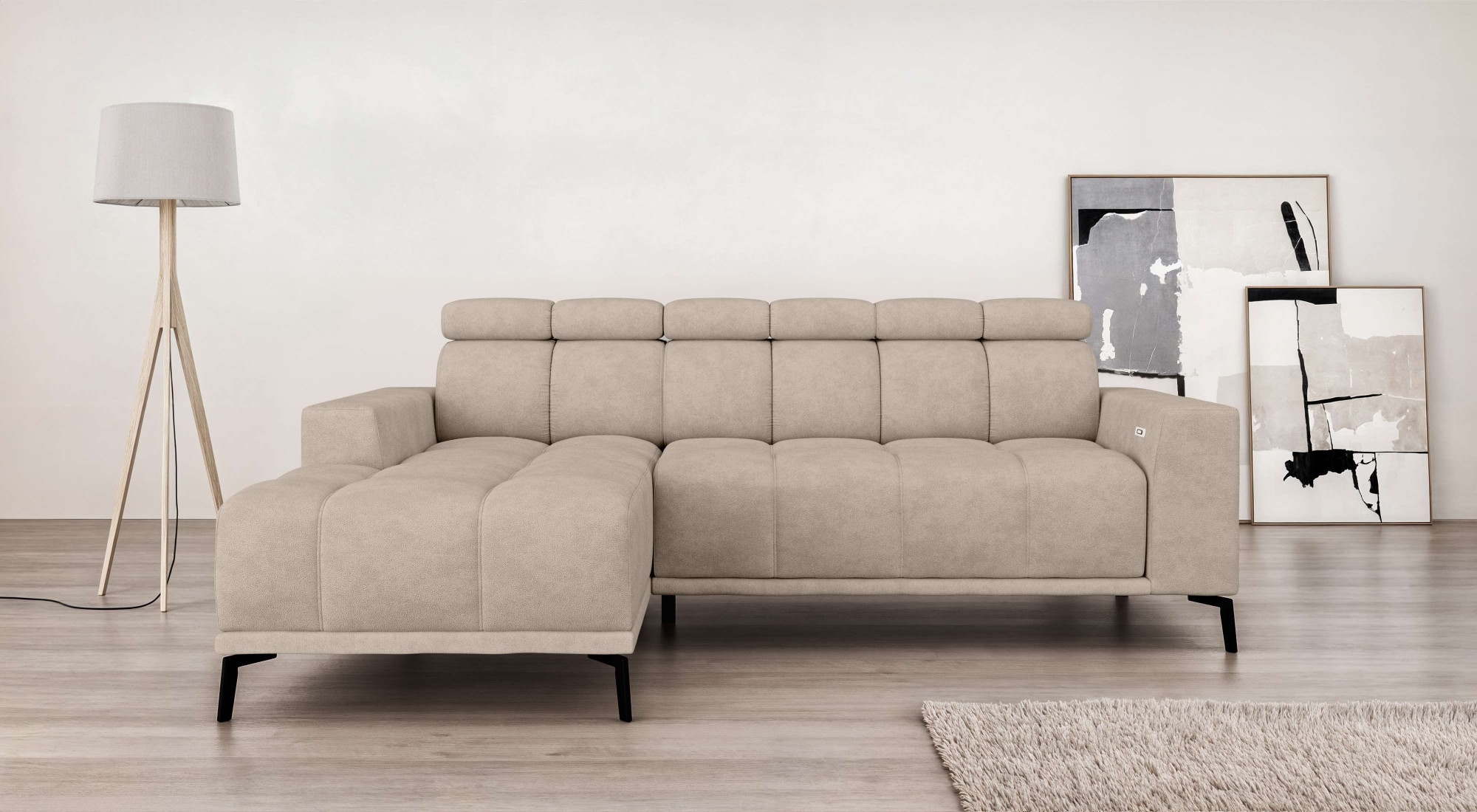 INOSIGN Ecksofa "CAZIE, Designsofa, L-Form, trendige Bubble-Optik," L-Form günstig online kaufen