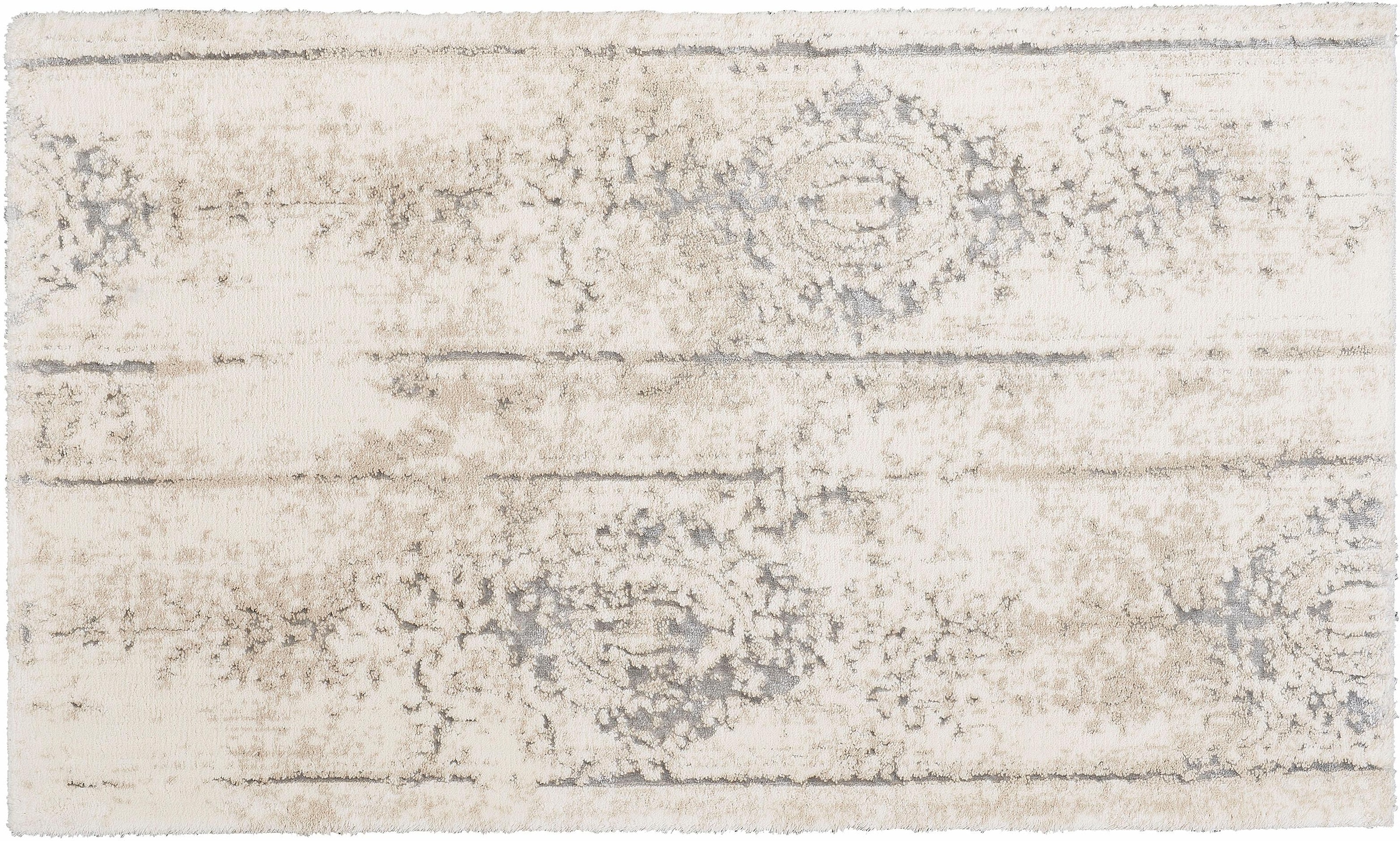 Kleine Wolke Badematte »Caracas«, rutschhemmend beschichtet, fußbodenheizungsgeeignet, Badteppich, Vintage-Look, schimmernde Effekte, waschbar
