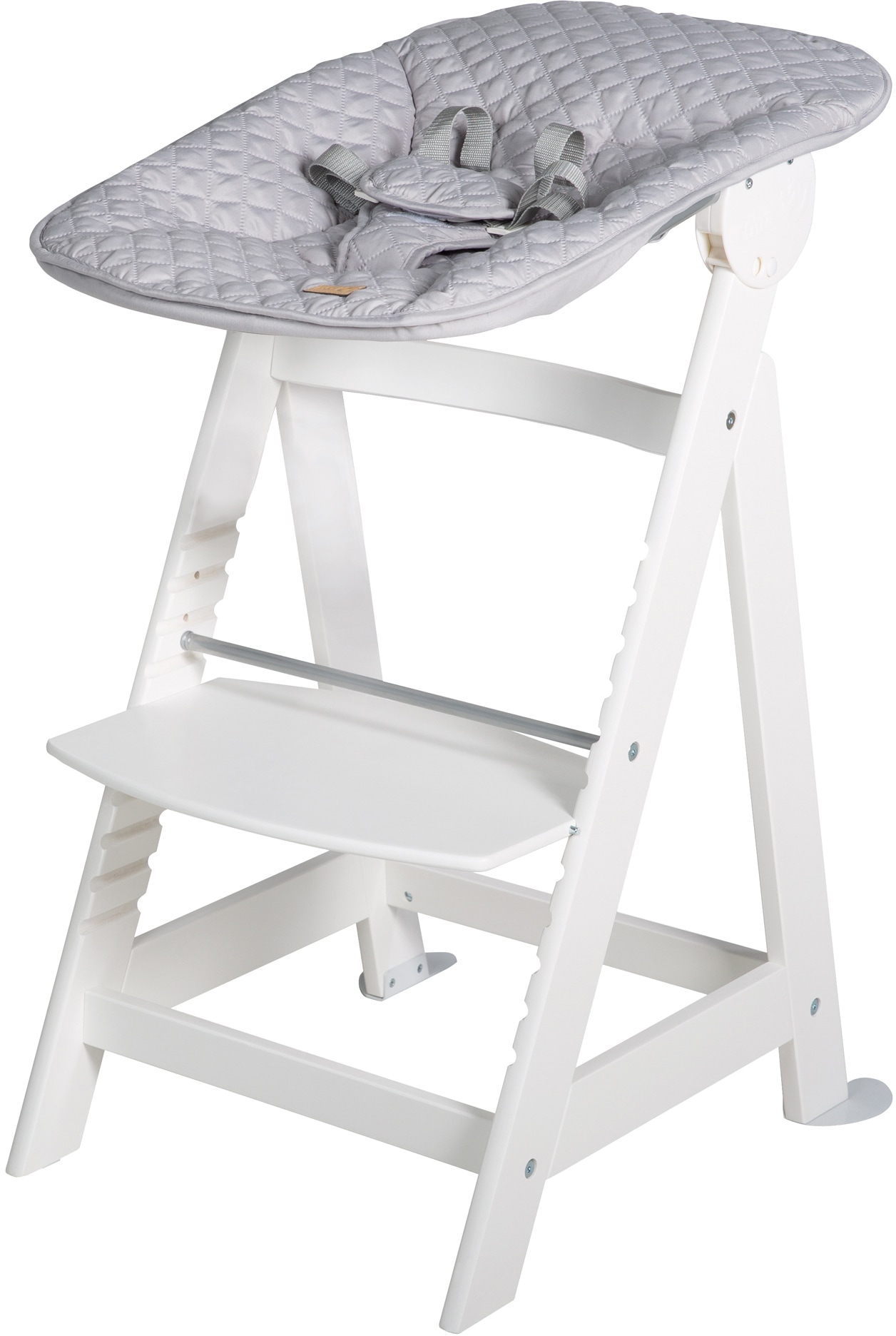 Up«, kaufen mit Neugeborenen-Aufsatz | Hochstuhl BAUR Set 2-in-1 roba® Born Style, »Treppenhochstuhl