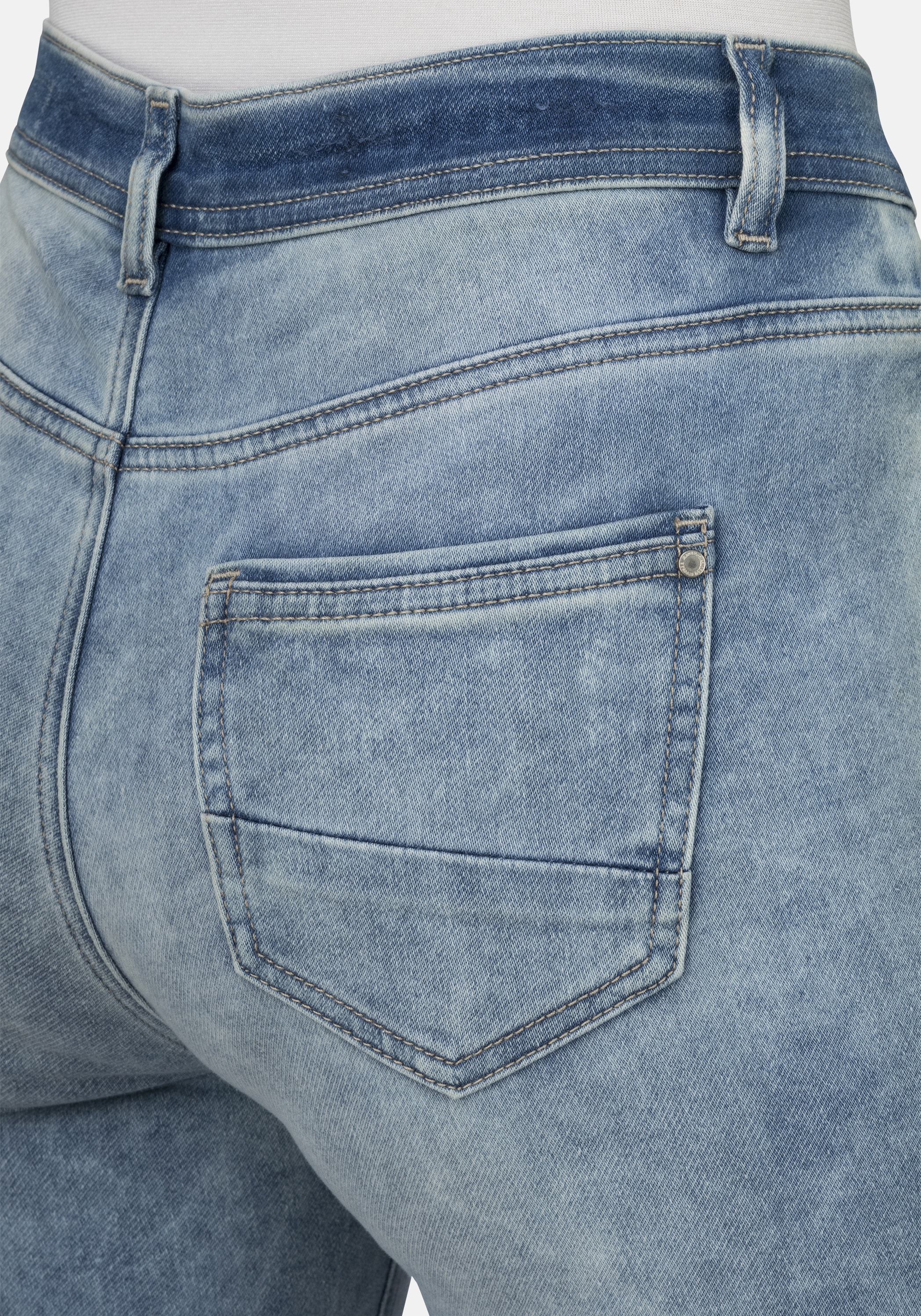 STOOKER WOMEN 5-Pocket-Jeans »Jogg Edition DAVOS«, Boyfrienjeans Casual Clean Wash Denim Jeans für Damen