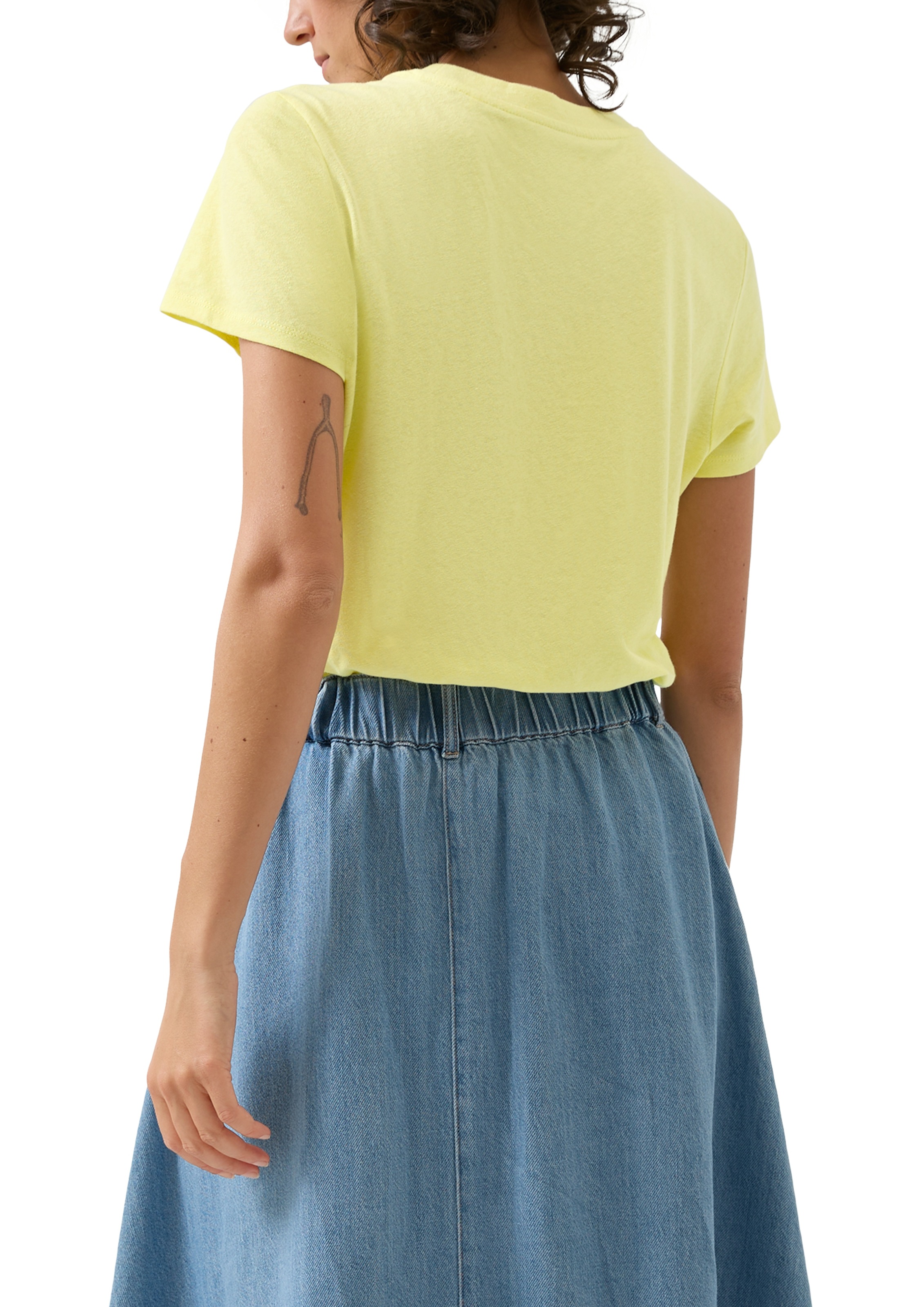 s.Oliver T-Shirt mit Rippblende