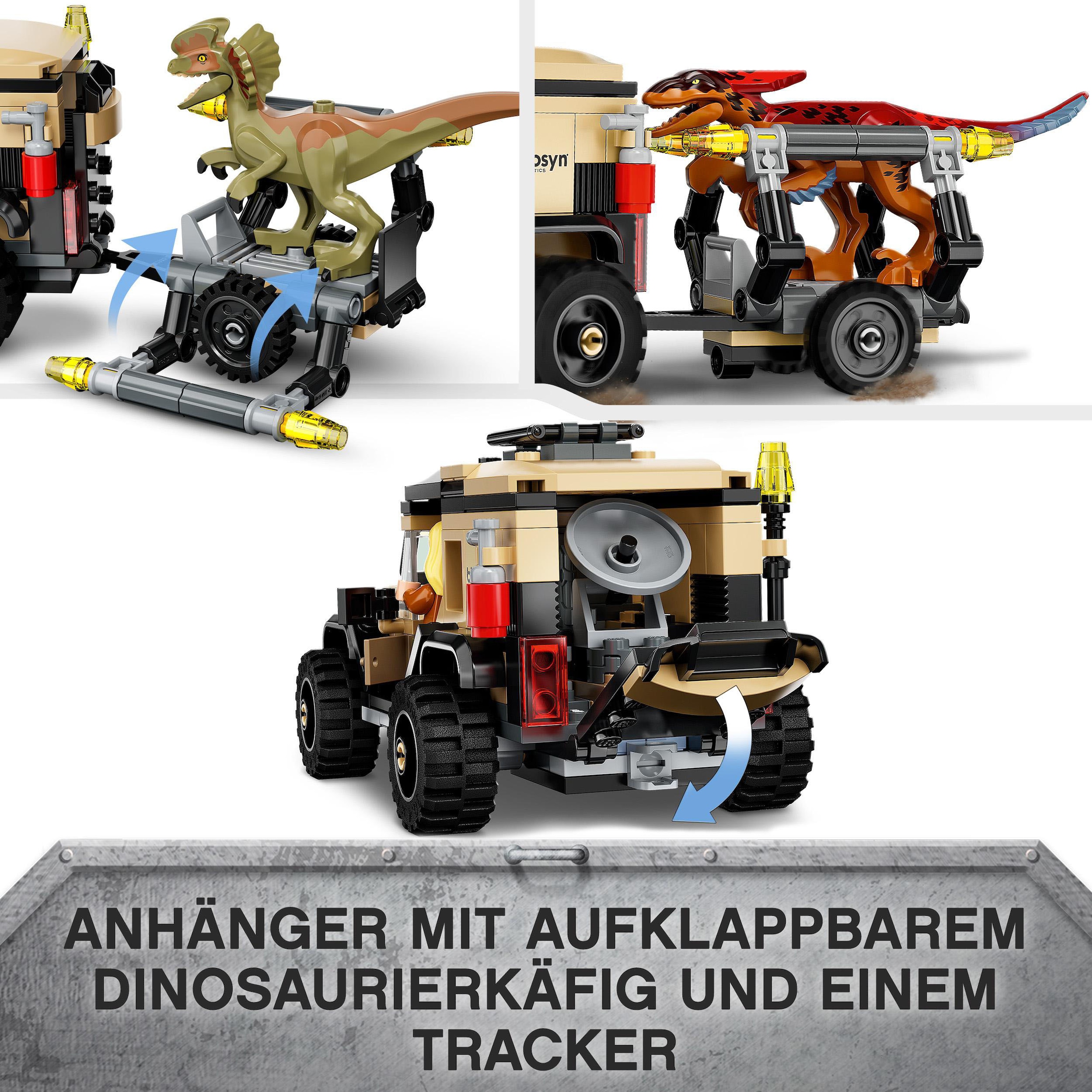 LEGO® Konstruktionsspielsteine »Pyroraptor & Dilophosaurus Transport (76951), LEGO® Jurassic World«, (254 St.), Made in Europe