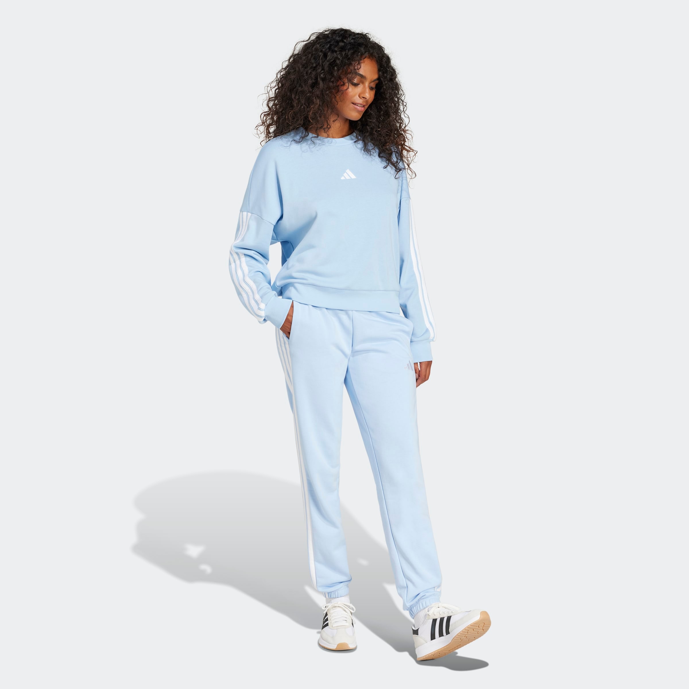 adidas Sportswear Sporthose »W 3S FT CF PT«, (1 tlg.), aus weichem French Terry Material