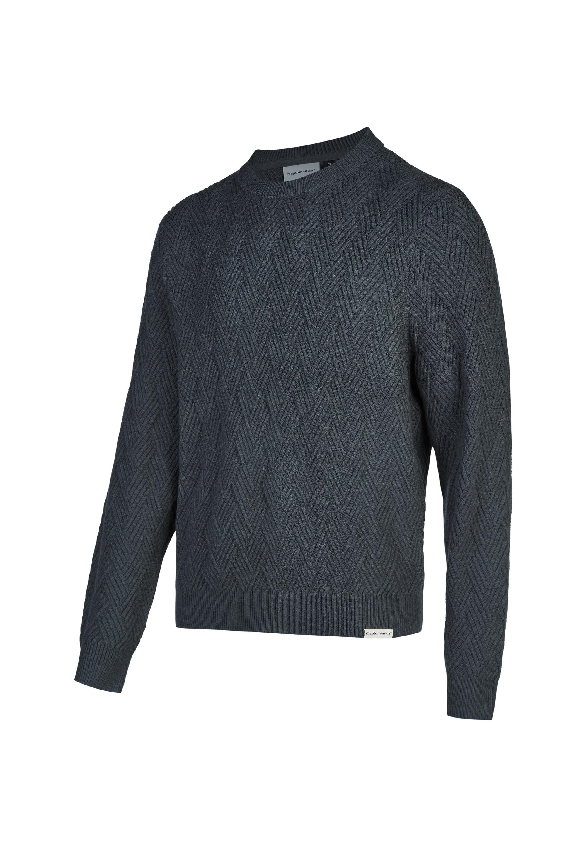 Cleptomanicx Strickpullover »Criss Cross« mit zeitlosem Design