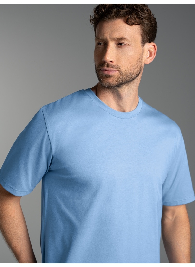 Trigema T-Shirt "TRIGEMA T-Shirt DELUXE Baumwolle" 1 Stk.
