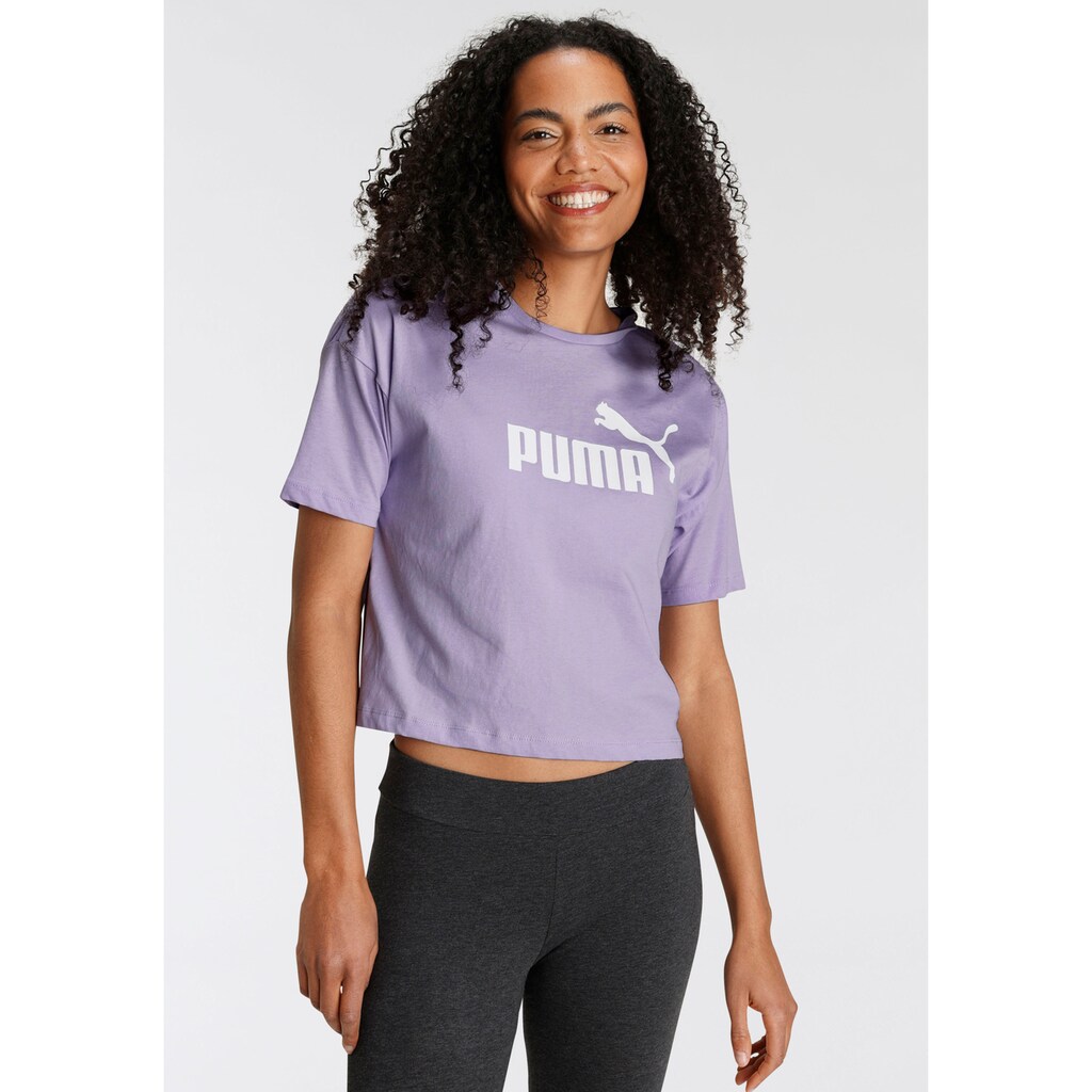 PUMA Crop-Top »ESS CROPPED LOGO TEE«