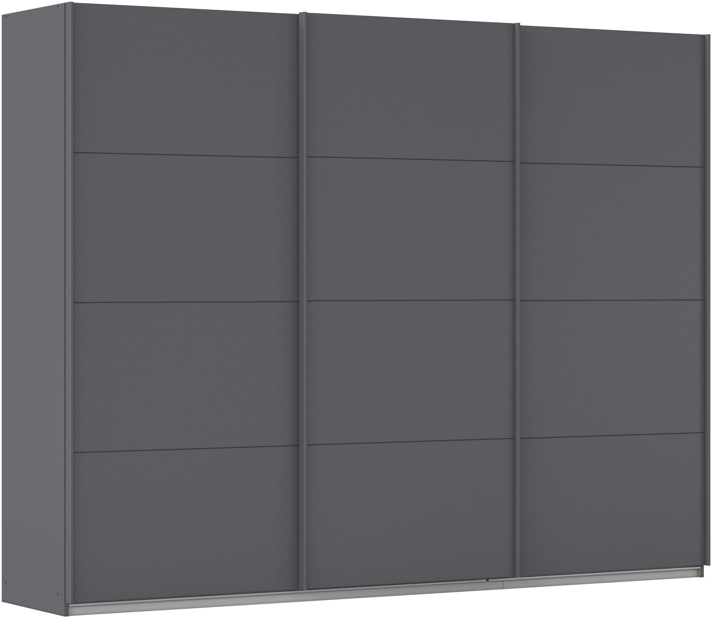 OTTO home Schwebetürenschrank "Kleiderschrank Schrank Garderobe AGORDO mit Dekor- oder Hochglanzfront" Breiten 203/271/315/360 cm in drei Griff-Farben - NEU: Farbe SCHWARZ, in 4 Breiten und 2 Höhen MADE IN GERMANY