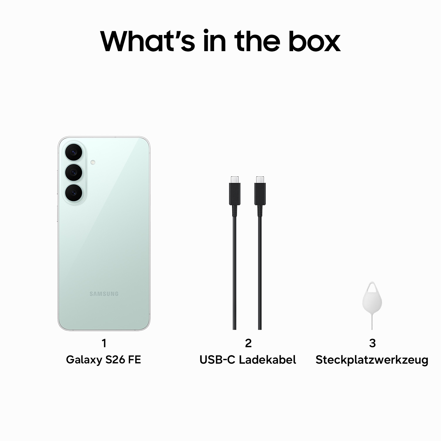 Samsung Smartphone »Galaxy S26 FE« light green