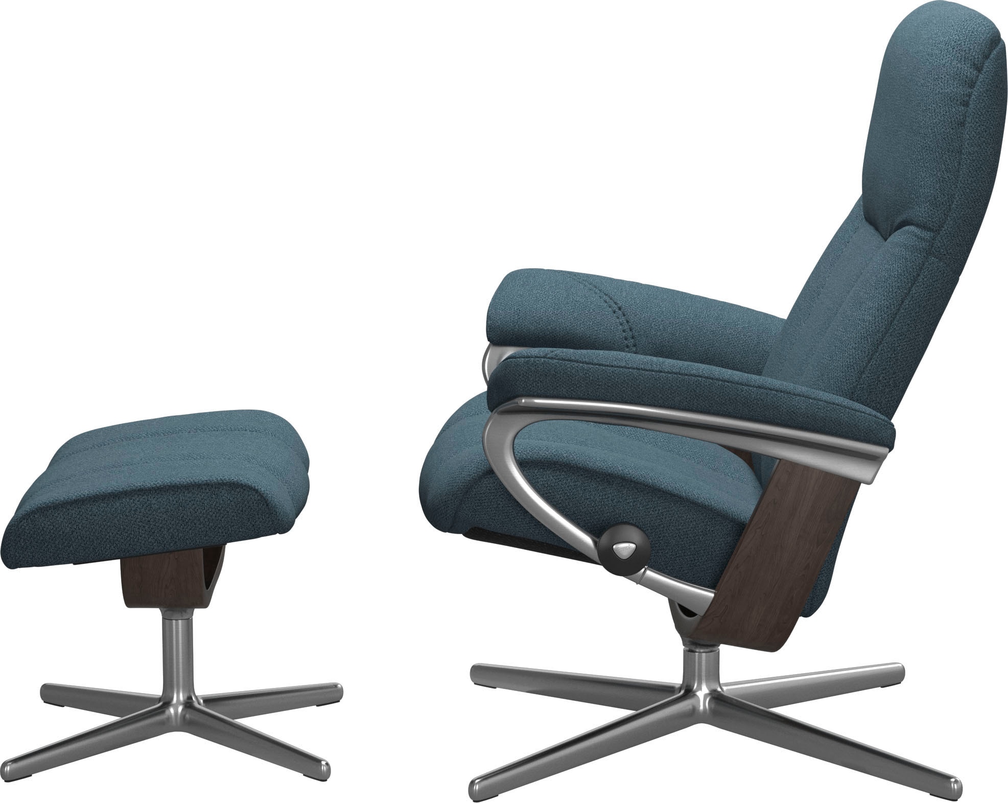 Stressless® Relaxsessel »Consul«, mit Cross Base, Größe S, M & L, Holzakzent Wenge
