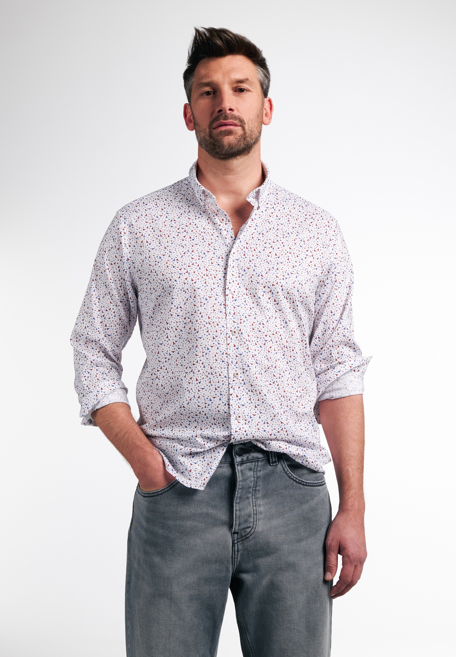 Eterna Langarmhemd "MODERN FIT" günstig online kaufen