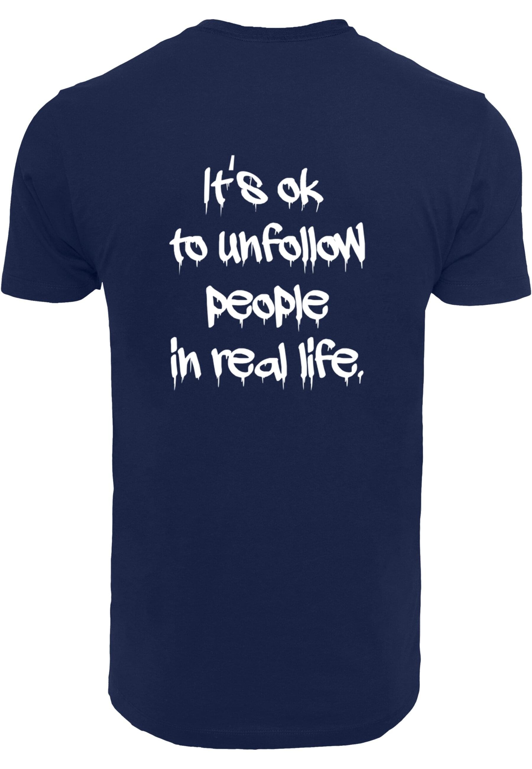Merchcode T-Shirt "Merchcode Herren Unfollow T-Shirt" 1 Stk. tlg. günstig online kaufen
