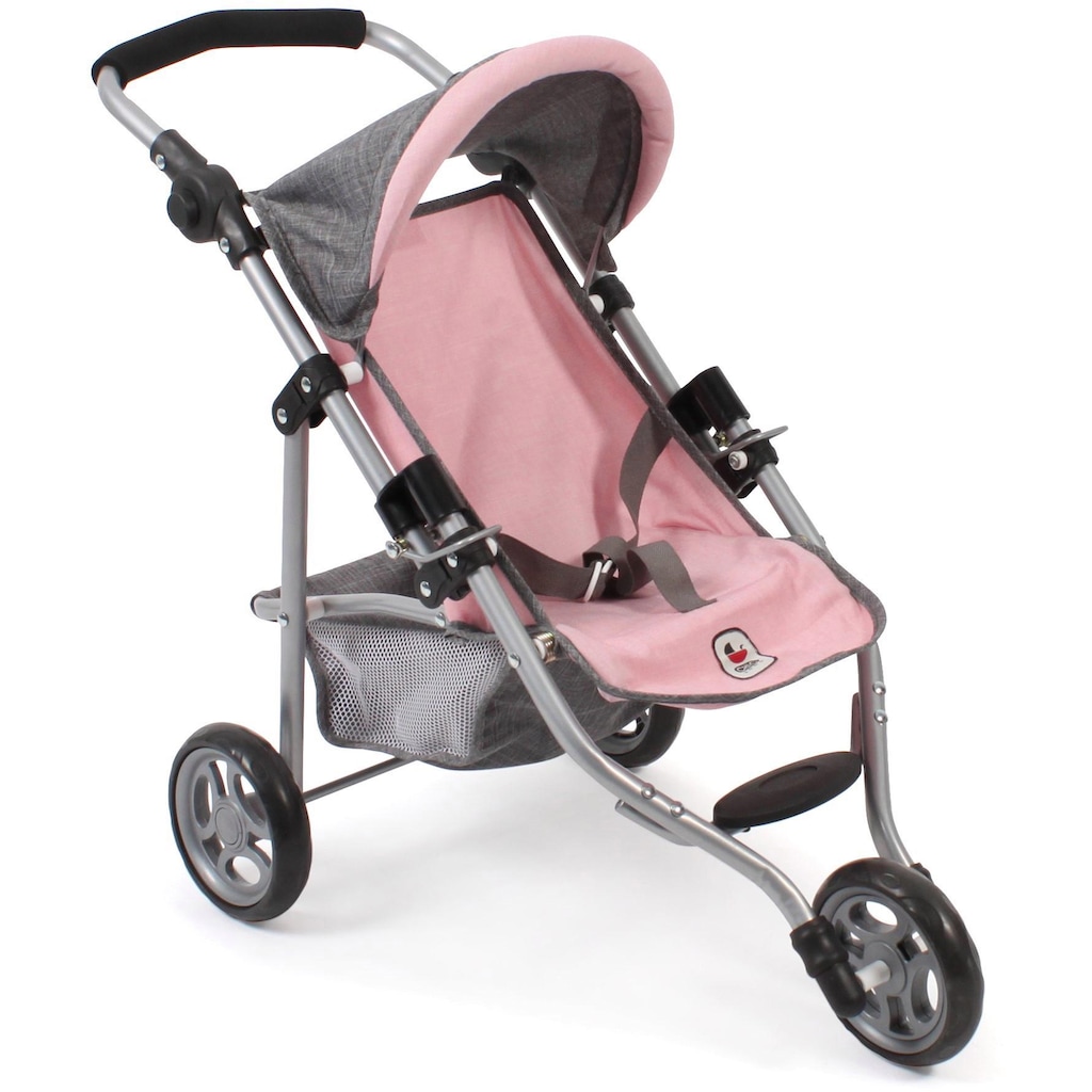 CHIC2000 Puppenbuggy »Jogging-Buggy Lola, Grau-Rosa«