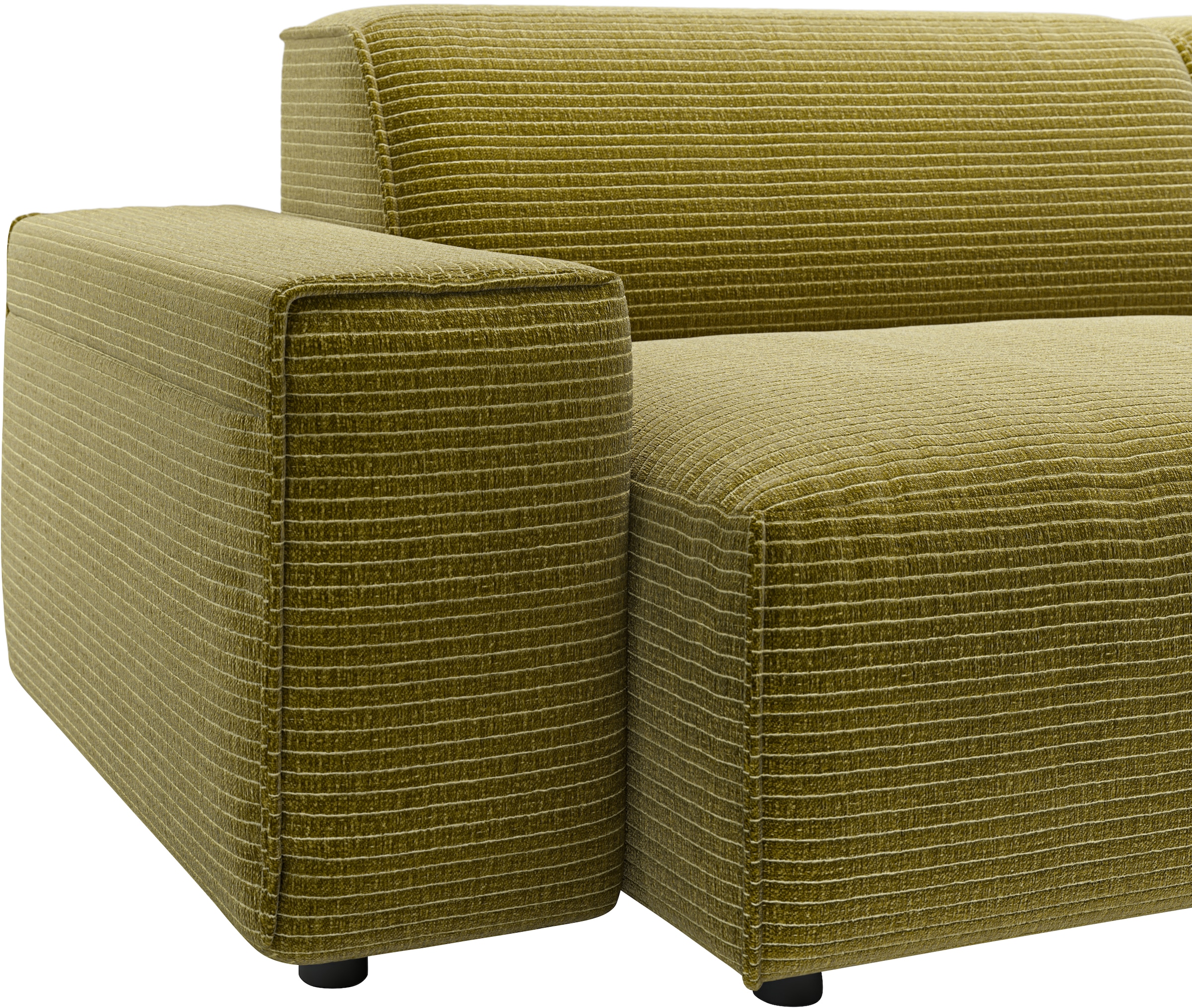 andas Ecksofa »Glimminge L-Form auch in Breitcord, Feincord + Easy care-Bezug,«, Breite 234, Zierkissen