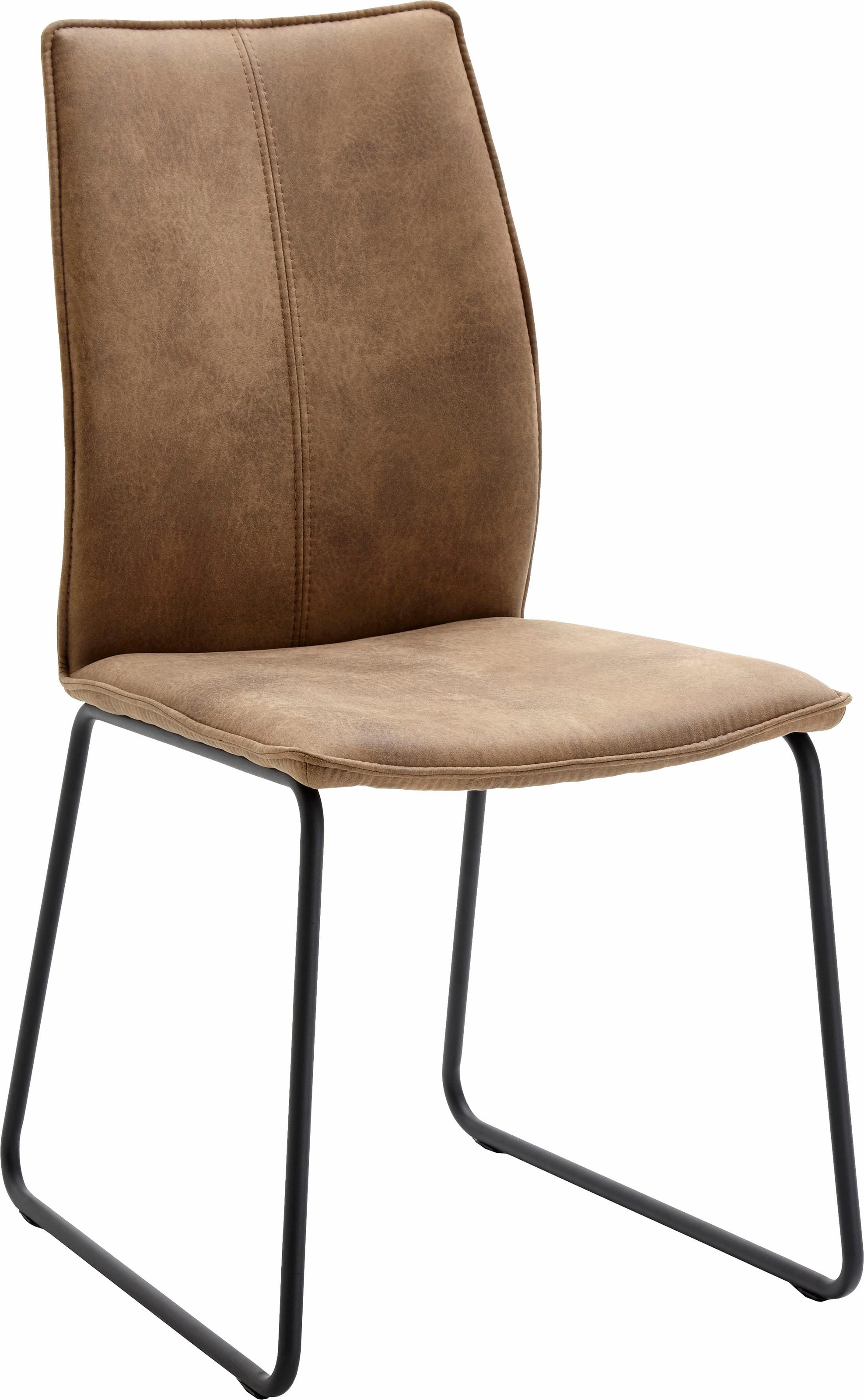 NIEHOFF SITZMÖBEL Polsterstuhl "Capri" (Set) 2 Stk.Kufengestell aus Eisen, günstig online kaufen