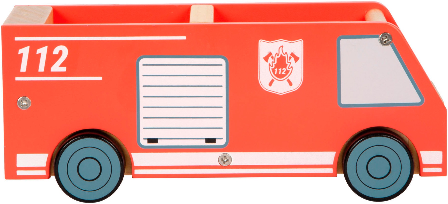 Small Foot Spielwelt »Große Feuerwache mit Zubehör« batteriebetriebenes Sound- & Lichtmodul für realistische Einsätze