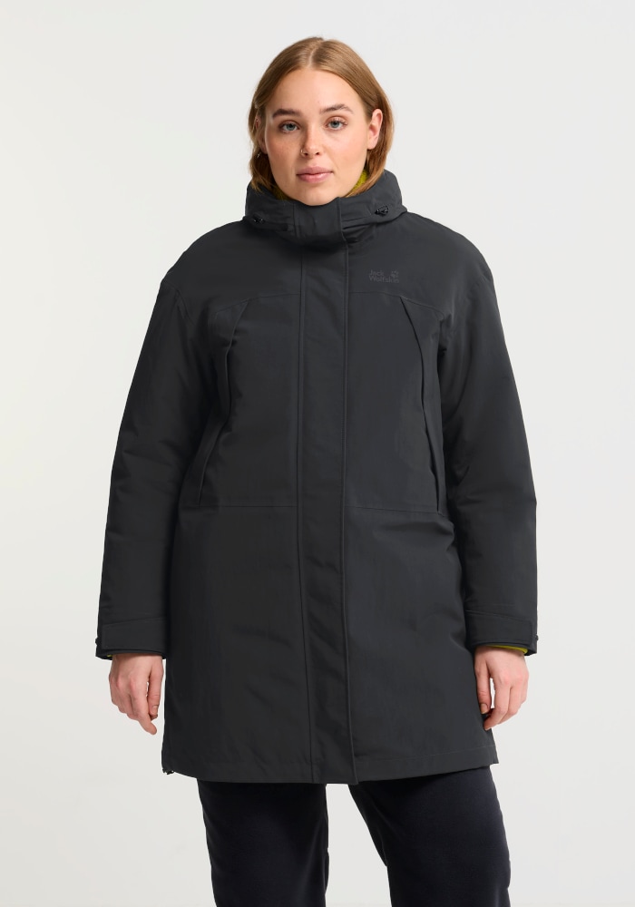 Jack Wolfskin Funktionsparka "ICE FLARE PARKA W" mit Kapuze Winterparka, wasserdicht, warm