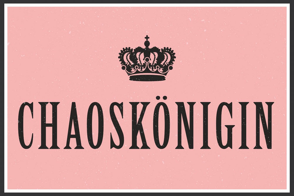 queence Metallbild "Chaoskönigin", (1 St.), Stahlschilder günstig online kaufen