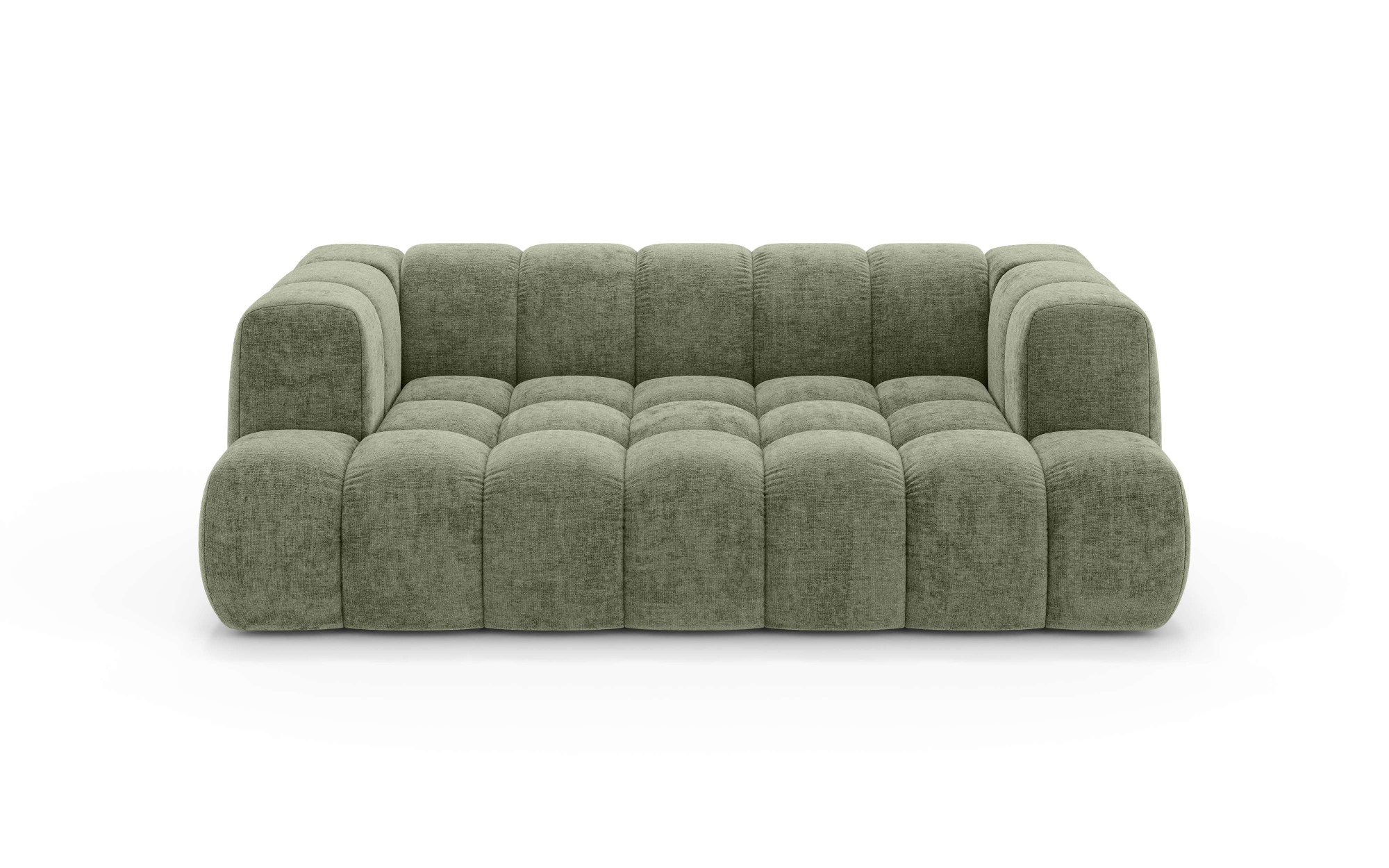 homsy by Ana Johnson 3-Sitzer »XL BOUBELLE Design-Sofa extra tief, Bubble-Optik, Breite 217 cm« hoher Sitzkomfort dank Wellenunterfederung, modern, mit Steppung