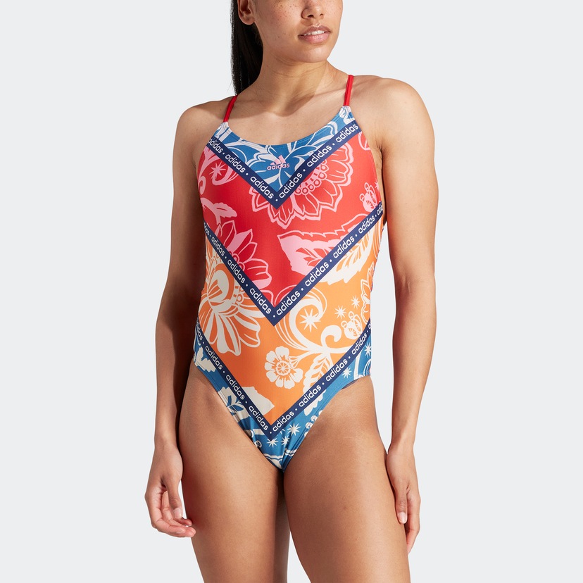 Reebok Badeanzug »Adelia«, online | mit Rücken und vorn BAUR am Logoschriftzug kaufen