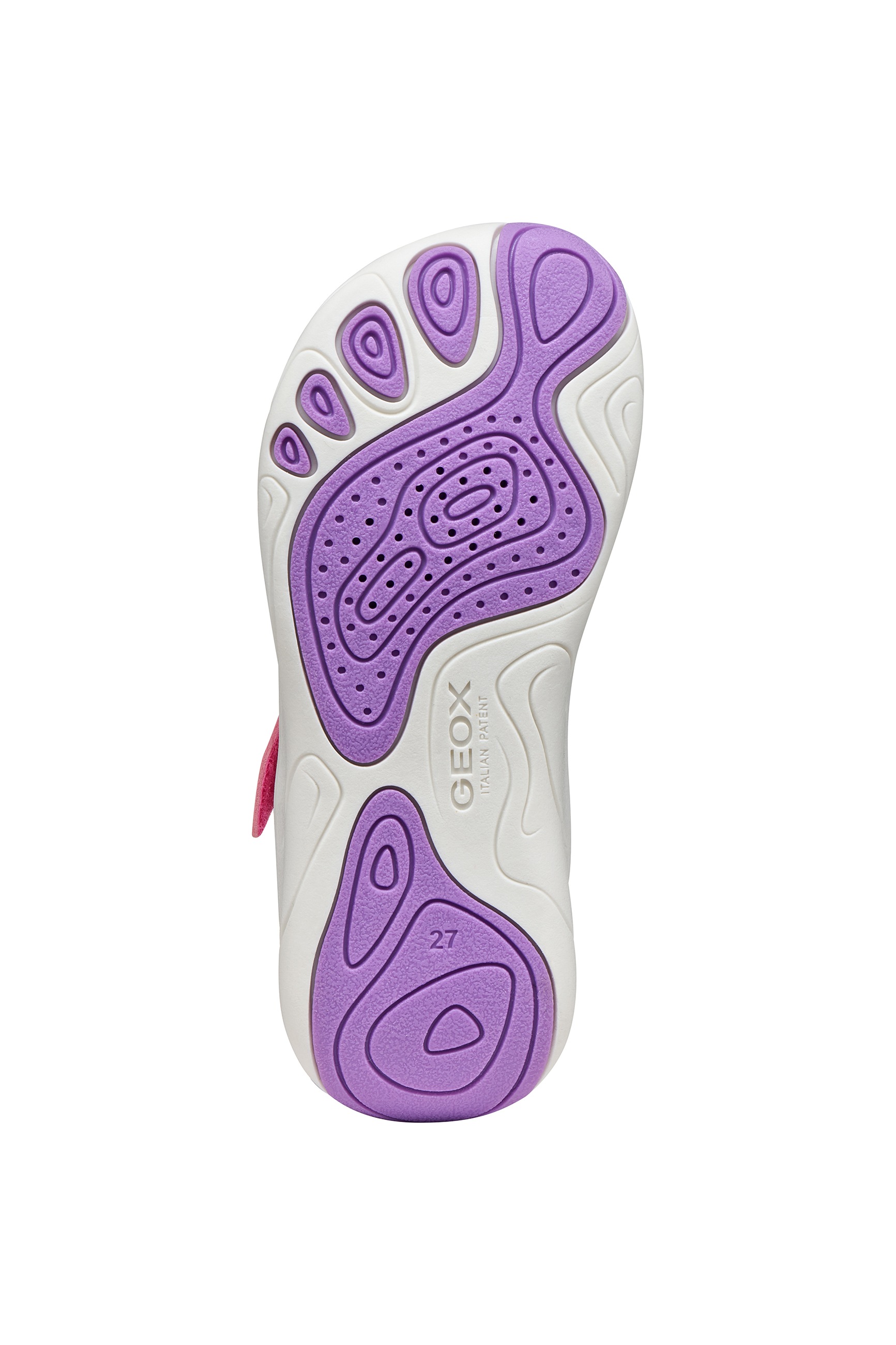 Thumbnail - Geox Barfußschuh "J FOOT-RUN GIRL" Halbschuh mit Klettverschluss, Größenschablone zum Download