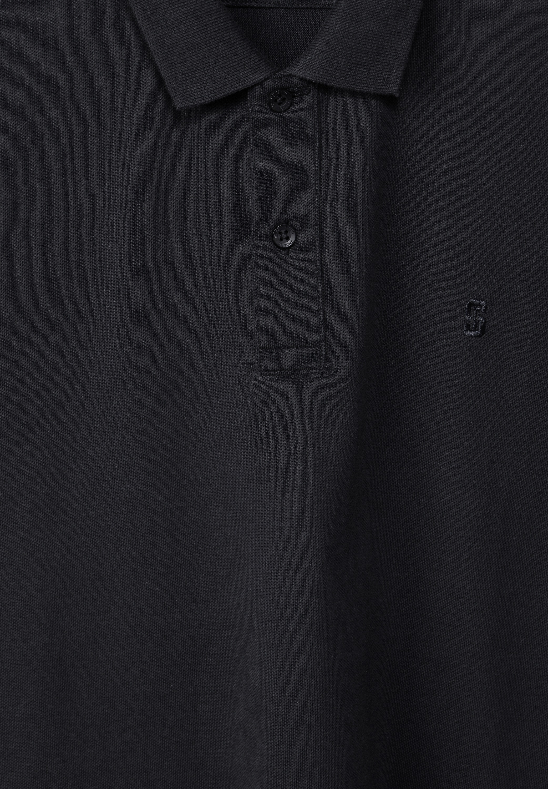STREET ONE MEN Poloshirt, in Unifarbe