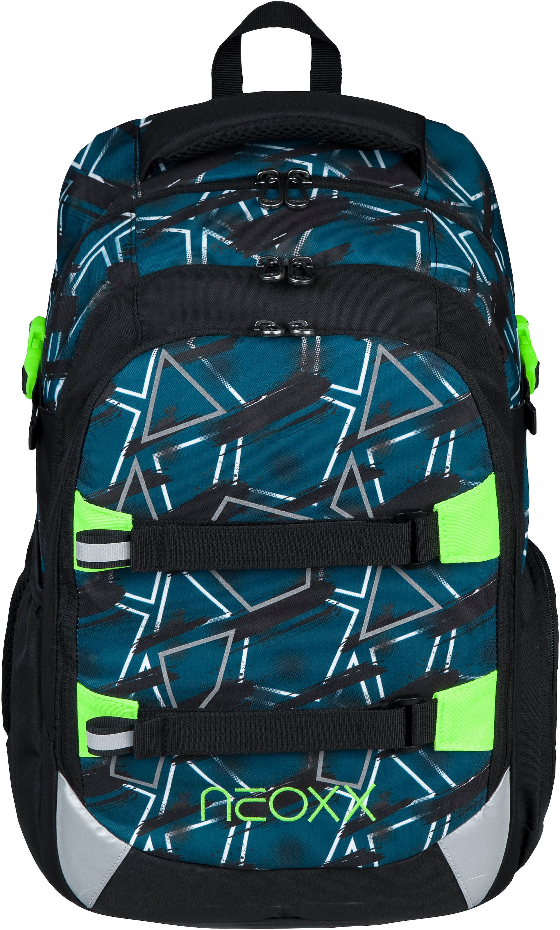NEOXX Kinder Schulrucksack "Active Pro", blau, Polyester, Rucksäcke