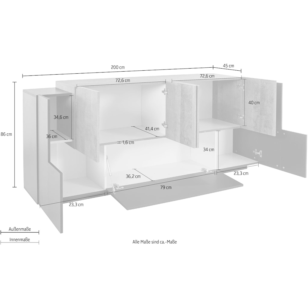 INOSIGN Sideboard »Coro«