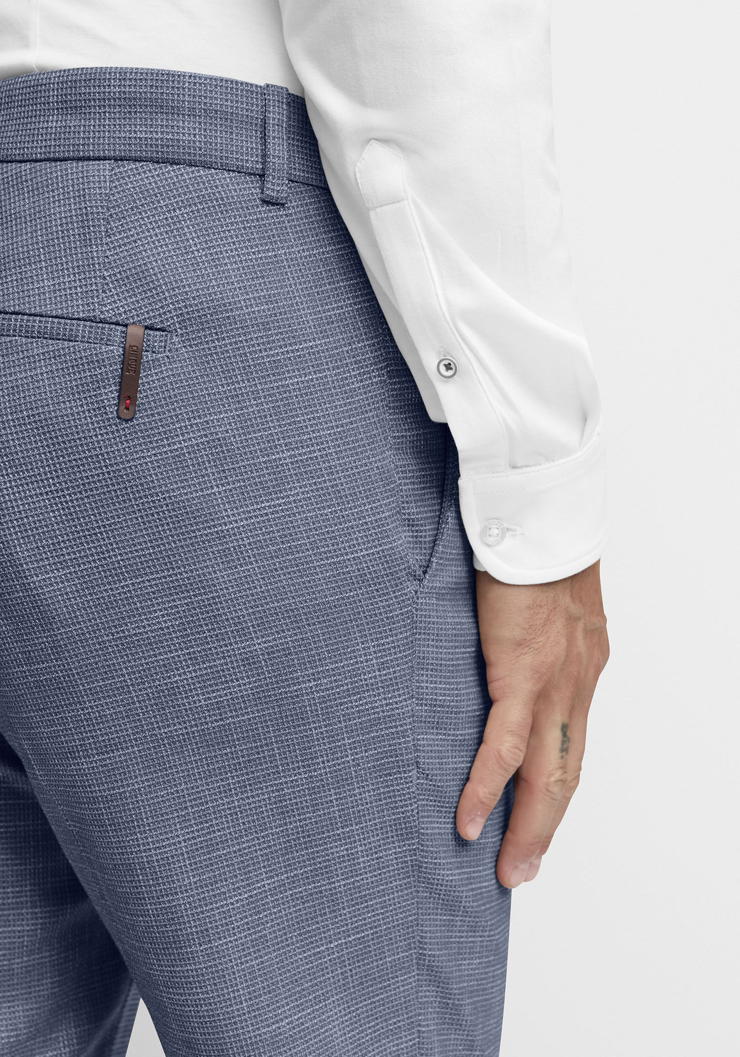 Thumbnail - Cinque Anzughose "CIBRAVO" in dezentem Muster, Slim Fit