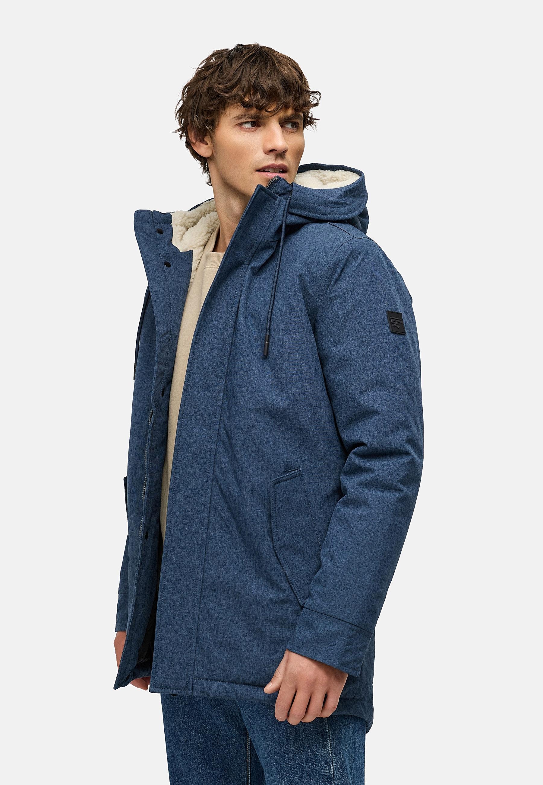 Ragwear Kurzmantel »Mr Smithem YOUMODO« wasserdichte lange Herren Winterjacke mit Kapuze