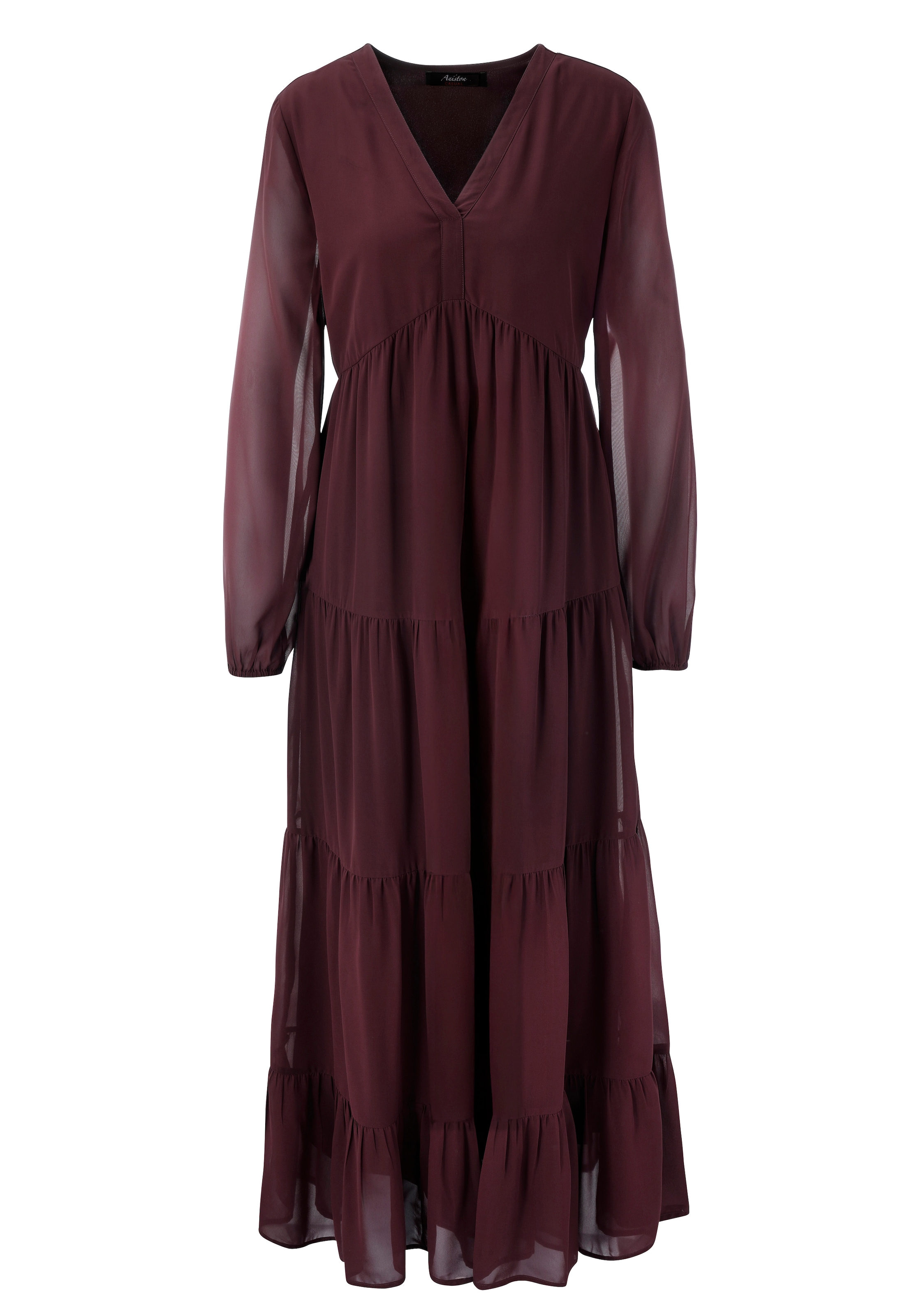 Aniston CASUAL Maxikleid in trendiger Farbpalette - NEUE KOLLEKTION