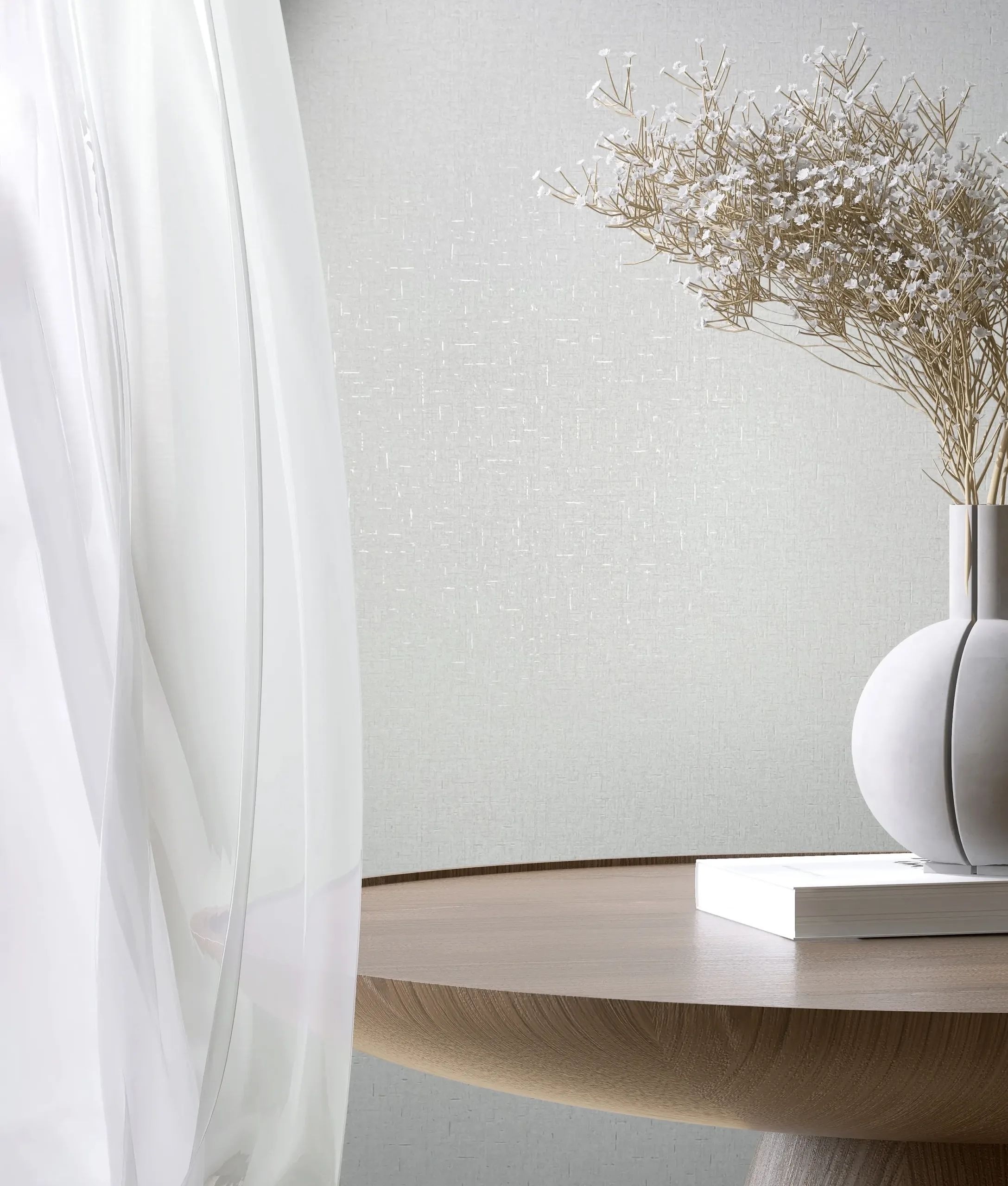 Marburg Vliestapete »Tapete Fine Line«, uni, moderne Vliestapete für Wohnzimmer Schlafzimmer Küche