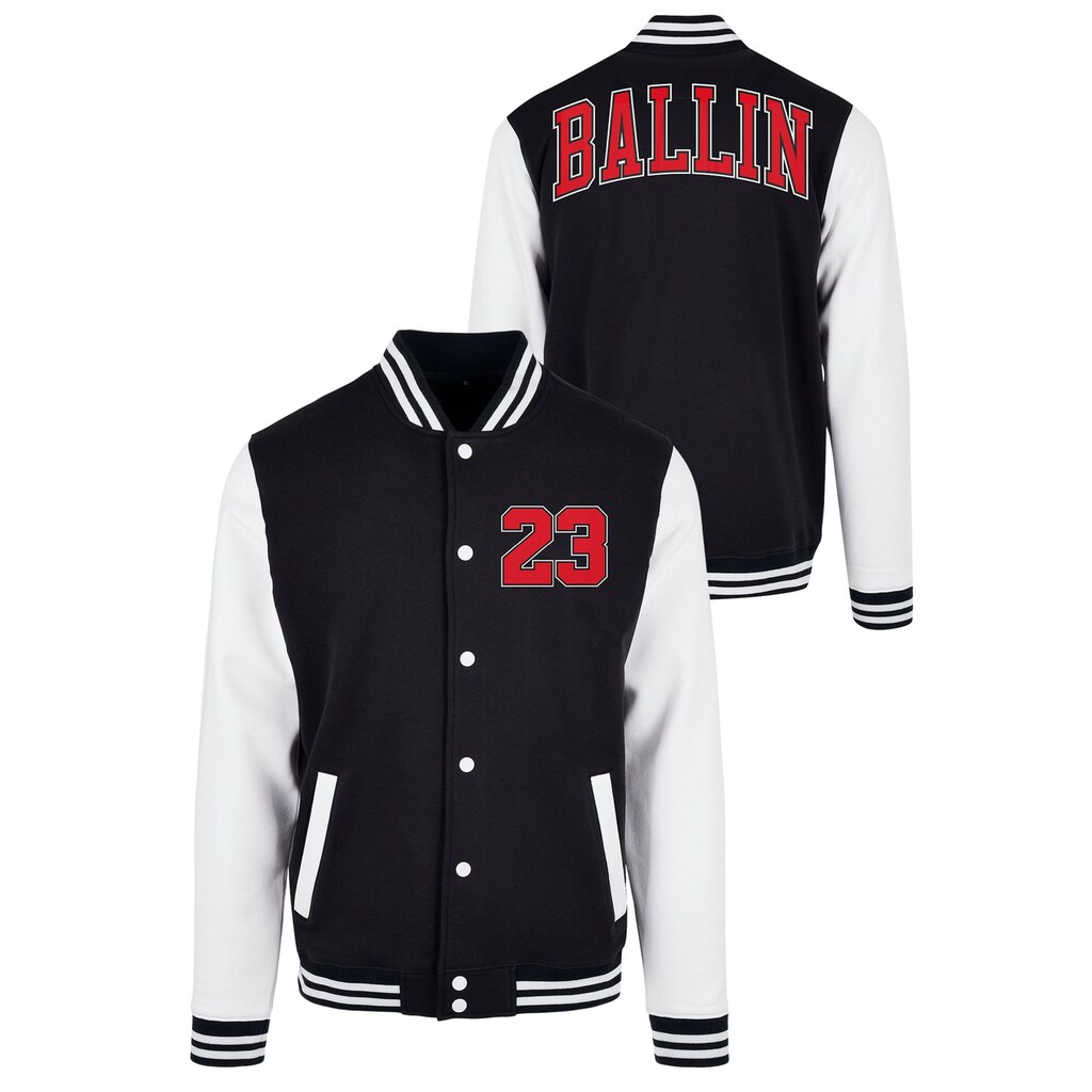 MisterTee Collegejacke »MisterTee Herren Ballin 23 College Jacket«, (1 St.)