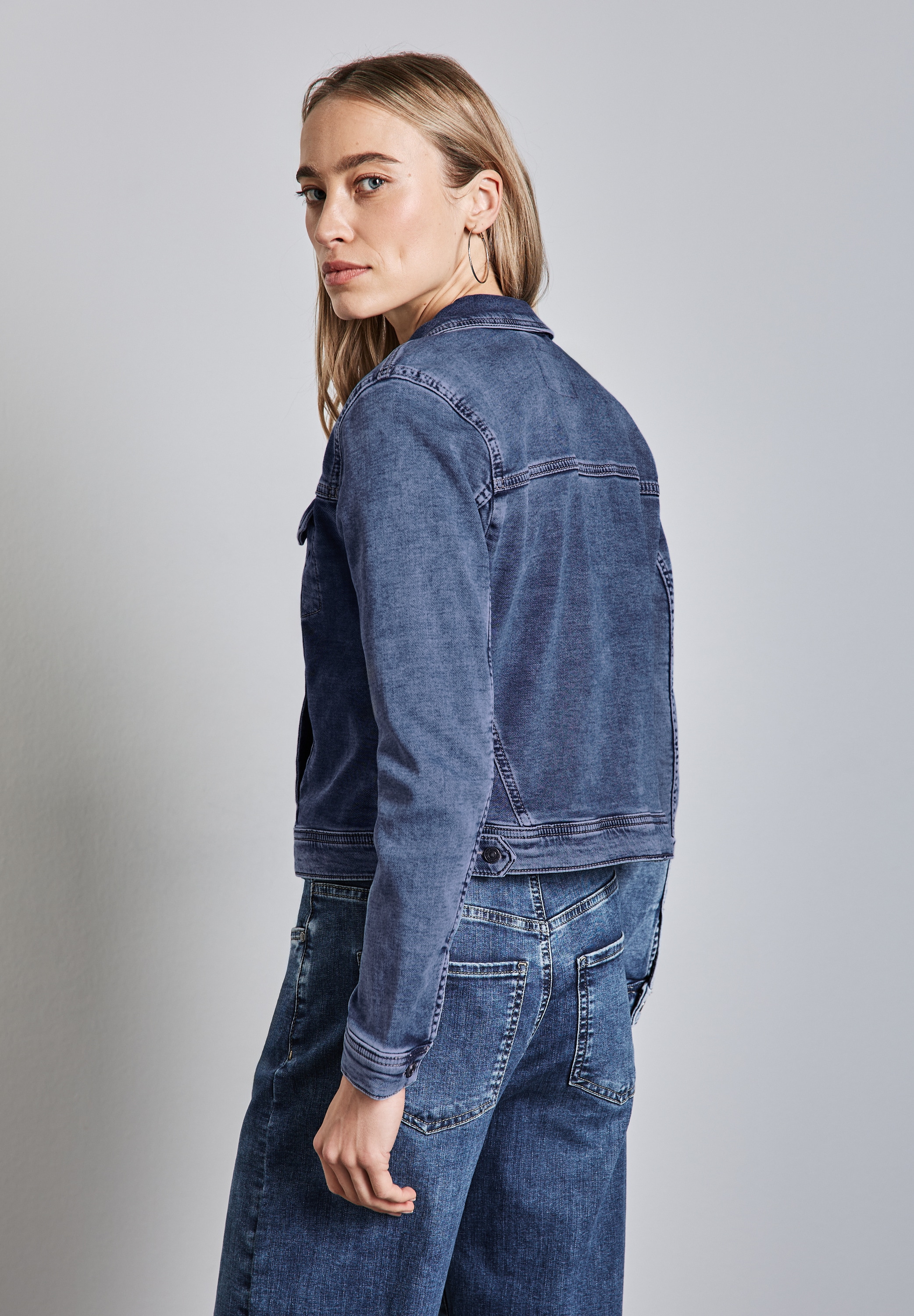 STREET ONE Jeansjacke, ohne Kapuze, mit Brusttaschen günstig online kaufen