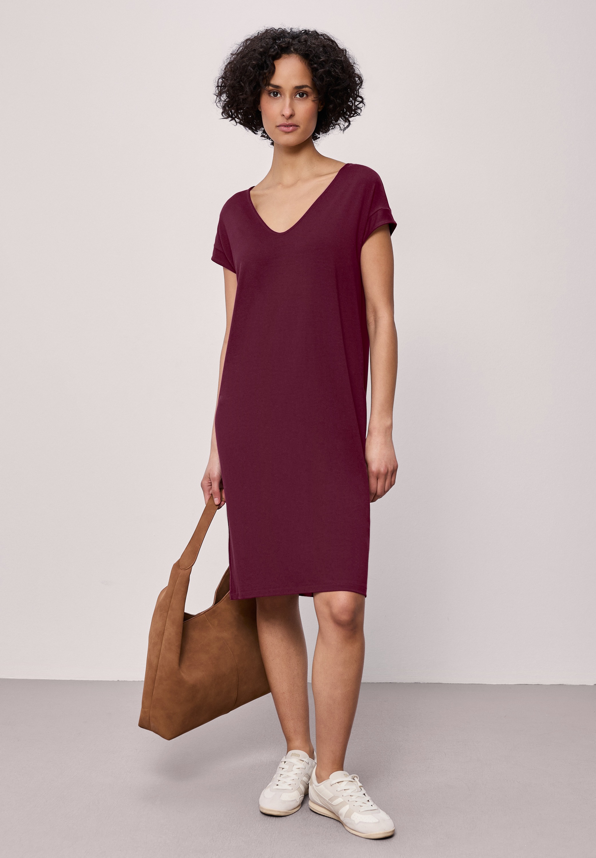 STREET ONE Jerseykleid Ohne Taschen aus Viskose günstig online kaufen