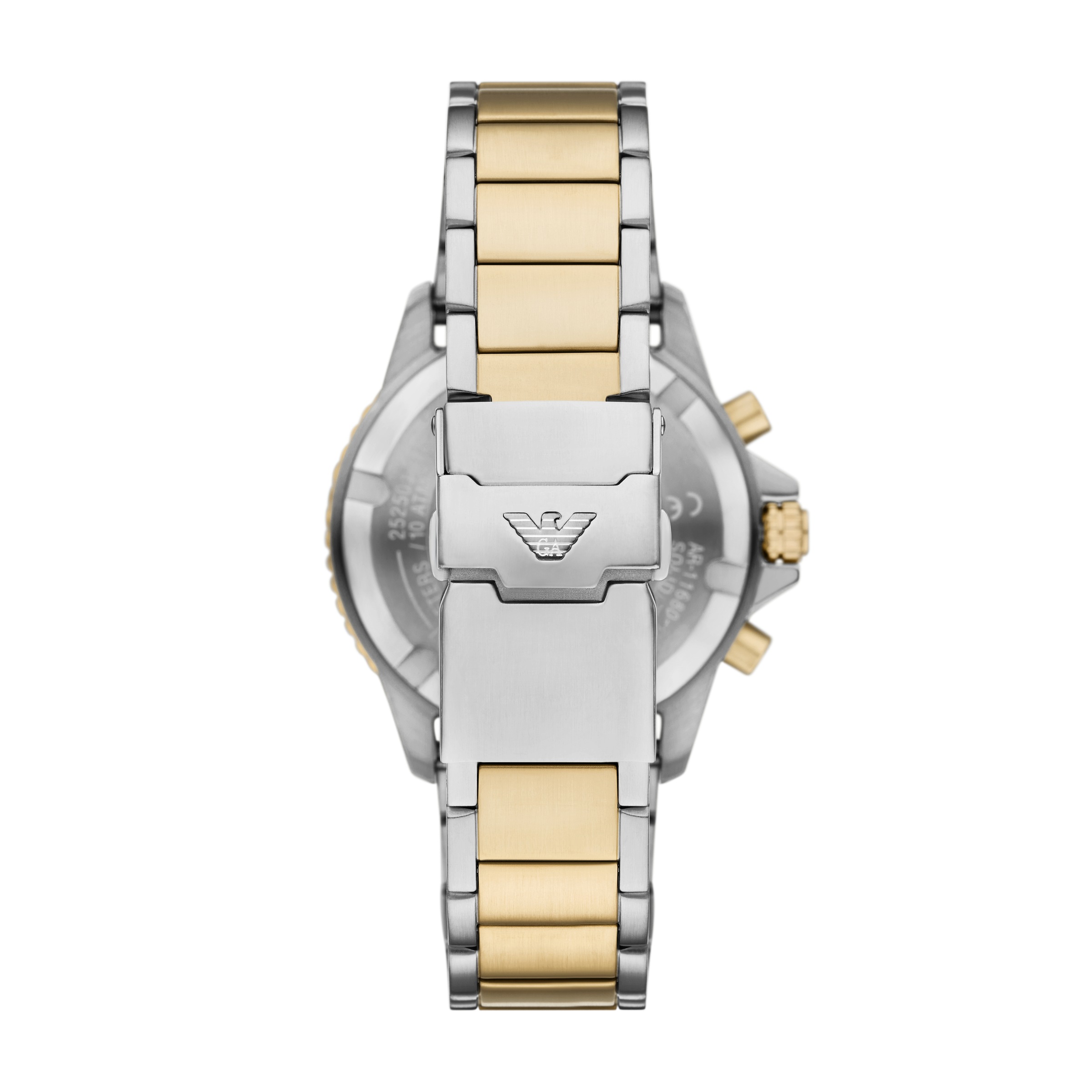 Emporio Armani Chronograph »WORLD EXPLORER« Armbanduhr, Solar, Herrenuhr, Edelstahlarmband, analog, Tag