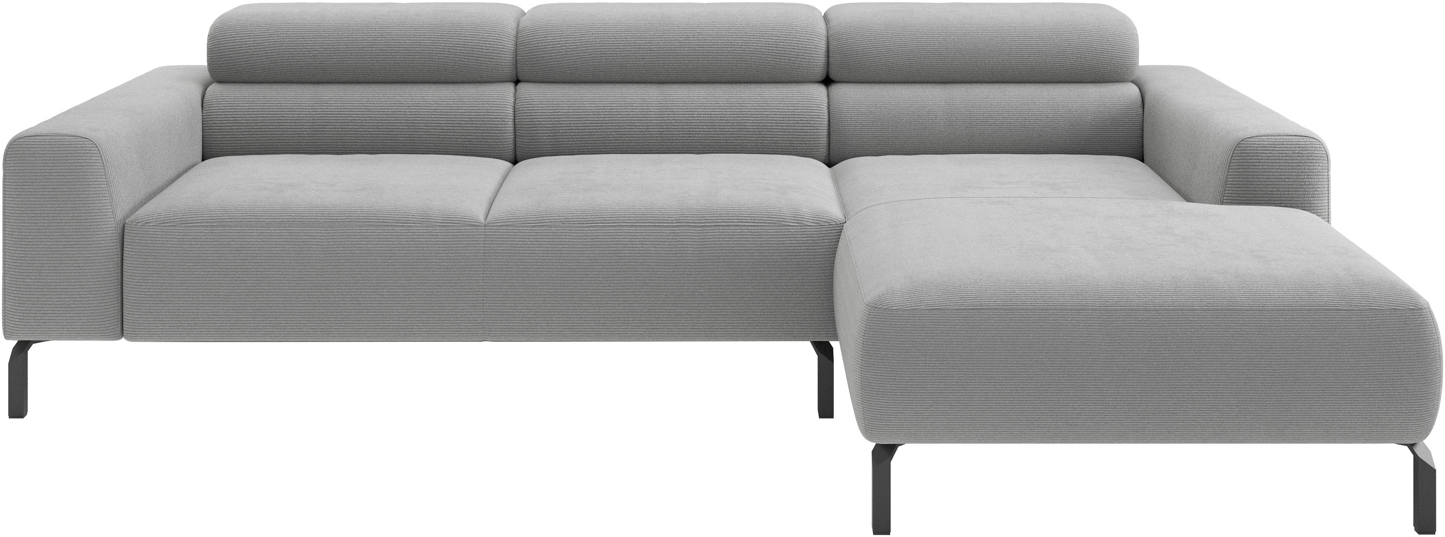 Home affaire Ecksofa "Ecksofa, L-Form, incl. Kopfteilverstellung, Breite 258 cm" wahlweise elektrische Sitztiefenverstellung
