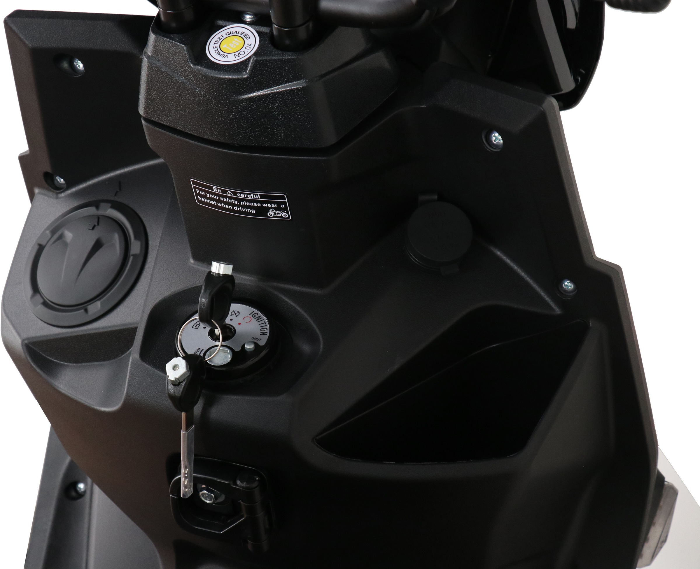 GT UNION Motorroller »Cross 2.0 125«, 124,6 cm³, 85 km/h, Euro 5, 8,5 PS, (Komplett-Set, 2 tlg., mit Topcase), Luftgekühlter Motor