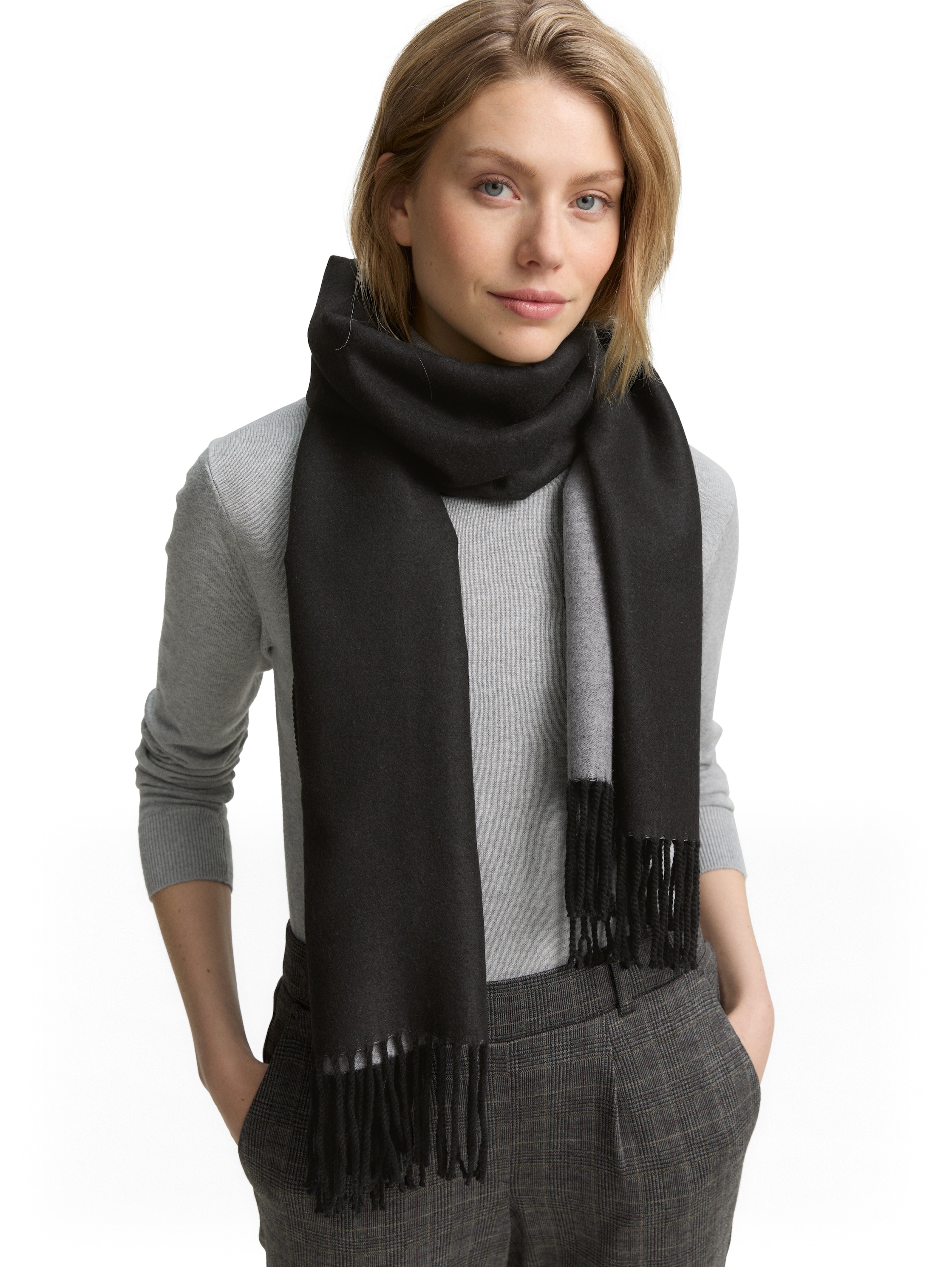 Thumbnail - TOM TAILOR Schal mit Fransen