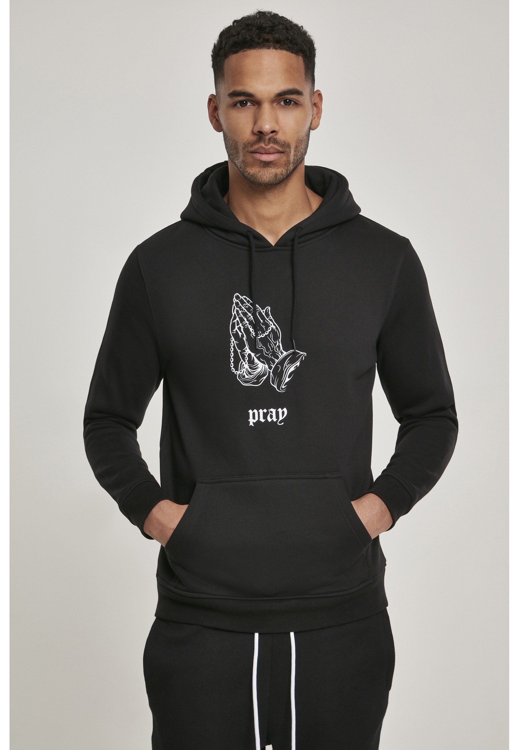 MisterTee Rundhalspullover »MisterTee Herren Dark Pray Hoody« 1 Stk.