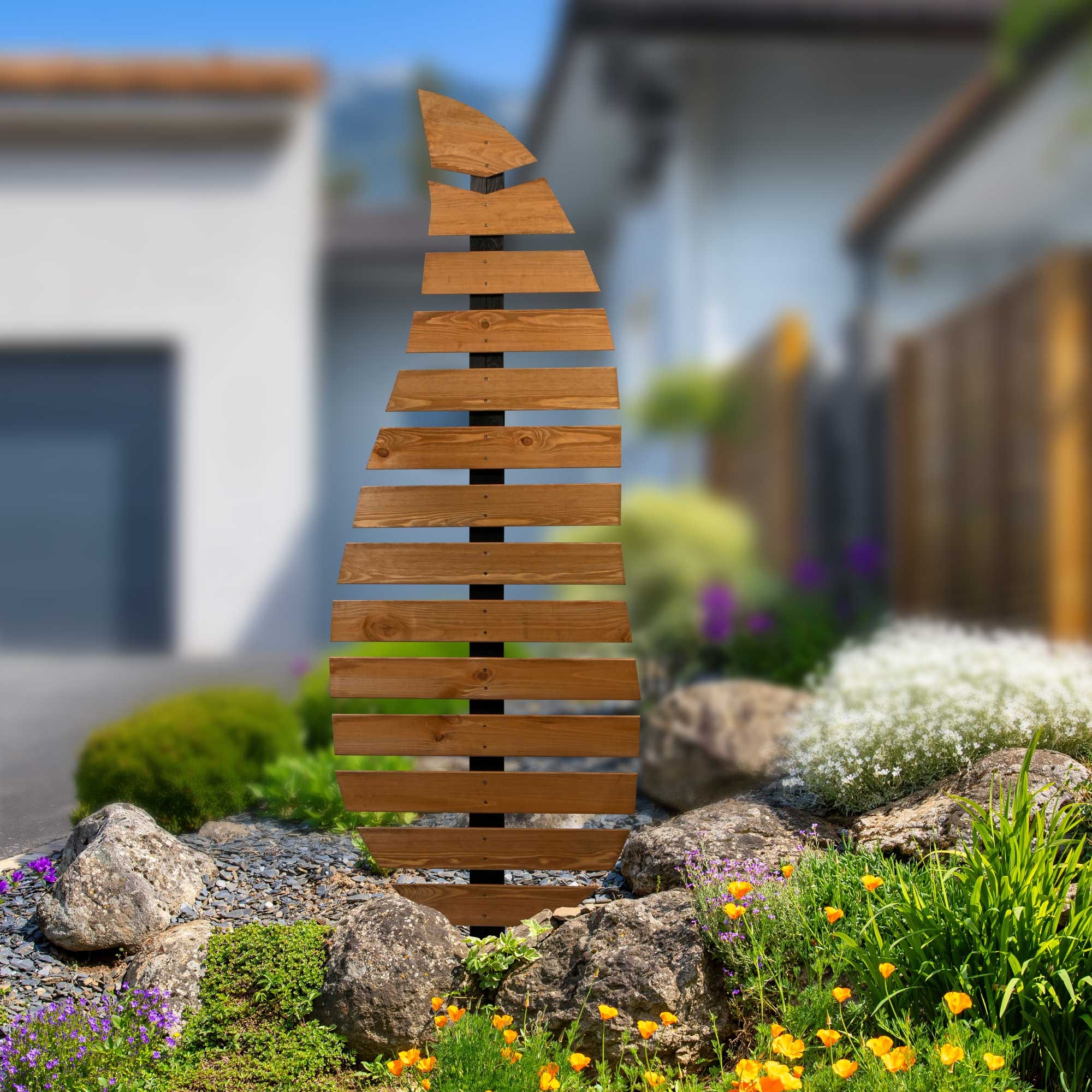 dobar Rankhilfe "Design Rankgitter "Komplexus"" 58,5 x 6 x 175 cm (L x B x günstig online kaufen