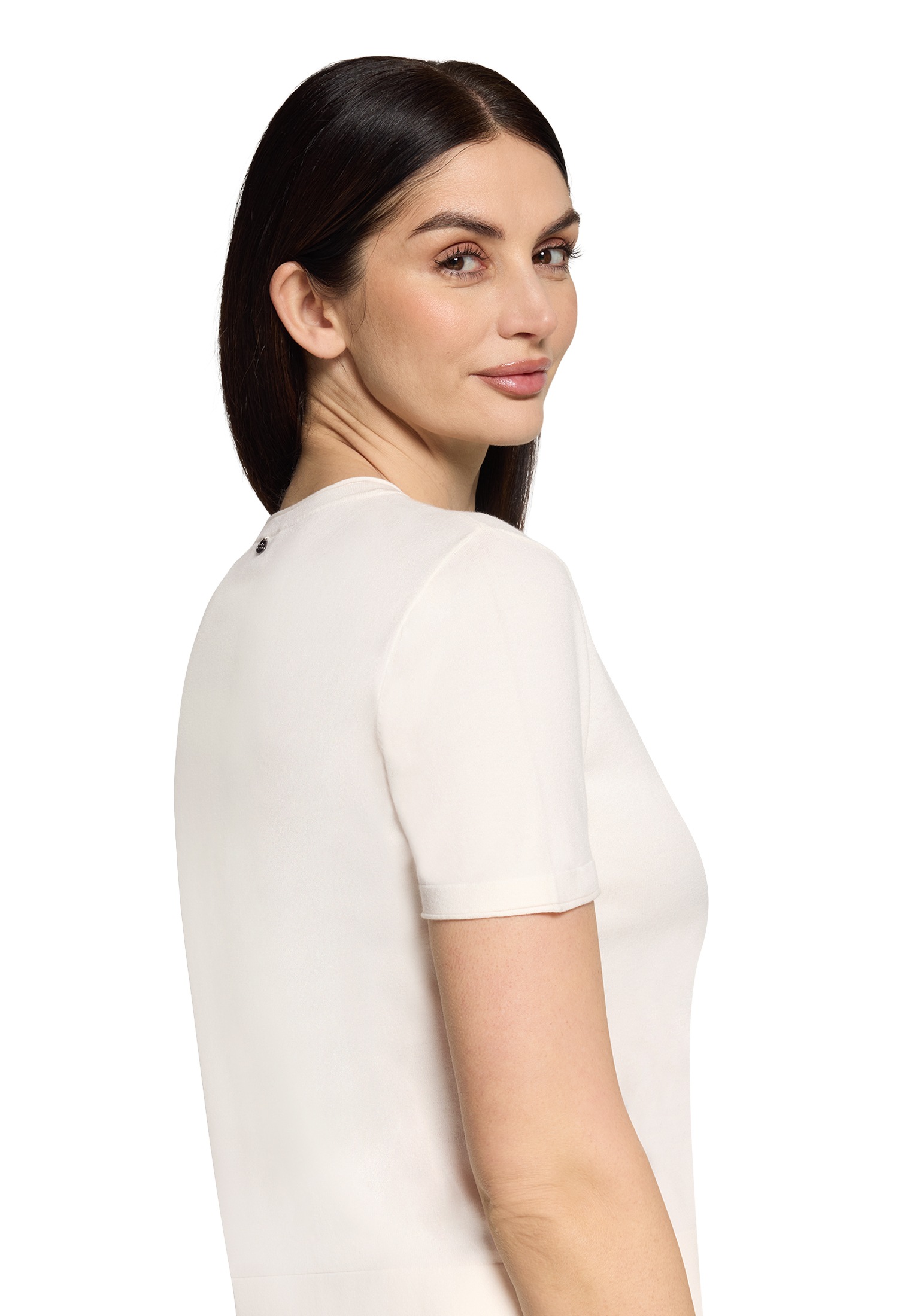 Vera Mont Kurzarmshirt »Damen mit Rundhalsausschnitt« 1 Stk. Struktur