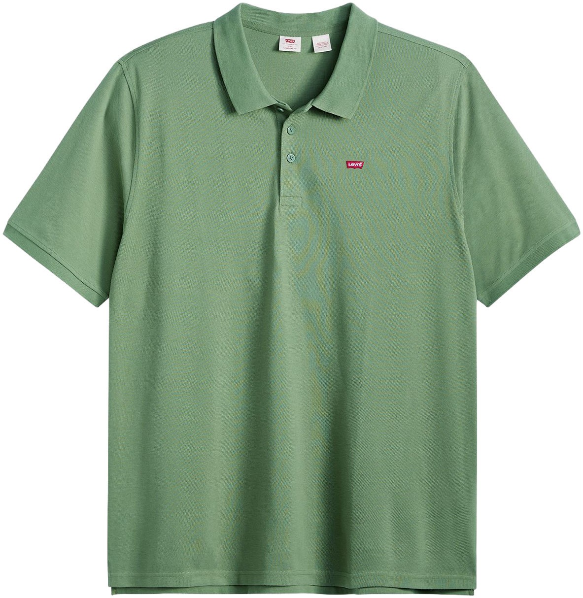 Poloshirt LEVI'S PLUS "BIG O.G. BATWING POLO", Herren, Gr. 4XL (72/74), laurel wreath, Piqué, Obermaterial: 100% Baumwolle, normal, ohne Ausschnitt, Bündchen, Shirts 2