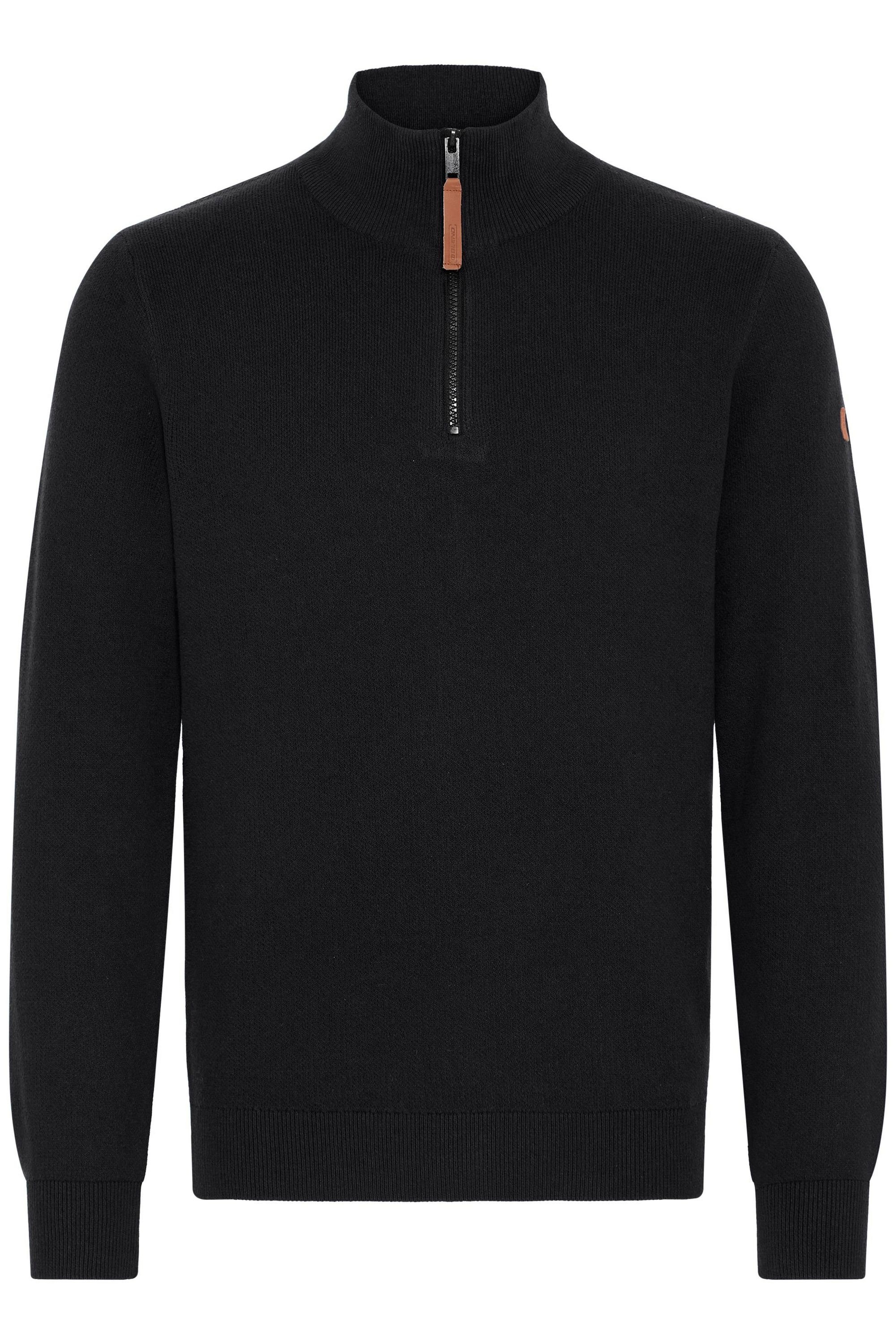 BLEND Herren Troyer "Troyer BHMFINTOS", schwarz, Gr. L, Obermaterial: 70% Baumwolle CO recyc.. 30% Polyester Pol. recyc.., Pullover
